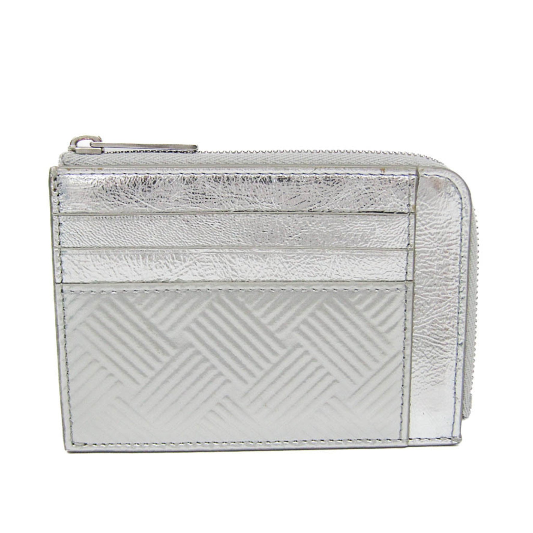 Bottega Veneta Intrecciato L-shaped Wallet Men,Women Leather Coin Purse/coin Case