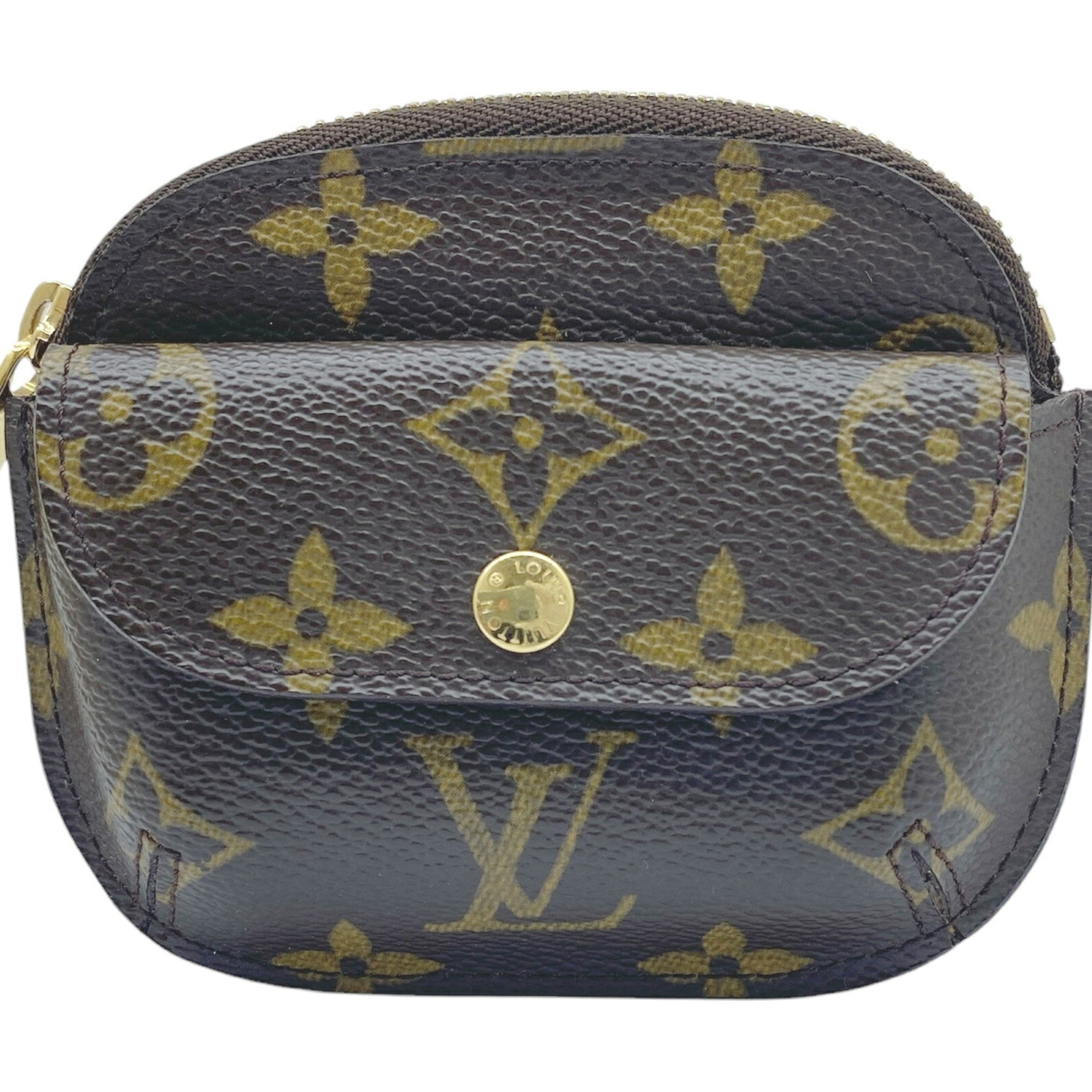 Louis Vuitton Monogram Porto Monnaie Schilling Wallet/Coin Case Brown Men's Accessories Compact Wallet