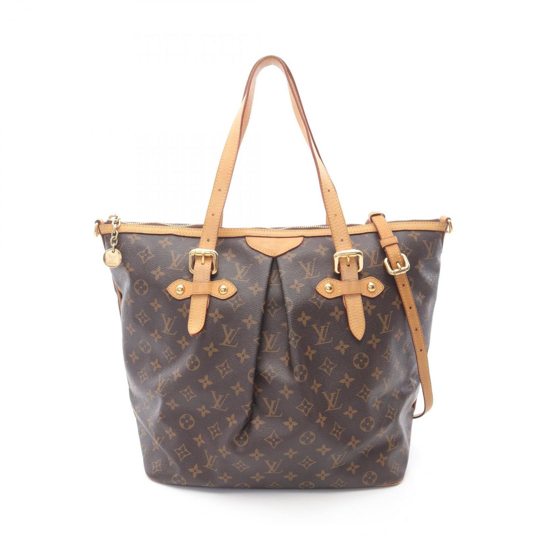 Louis Vuitton Palermo GM Monogram Shoulder Bag, Coated Canvas and Leather