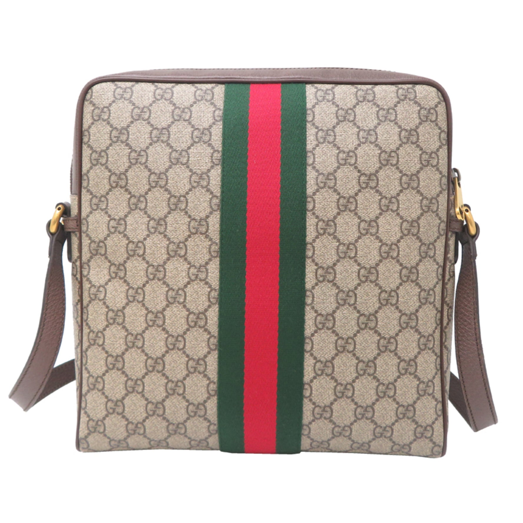 Gucci Ophidia GG Shoulder Bag PVC Beige
