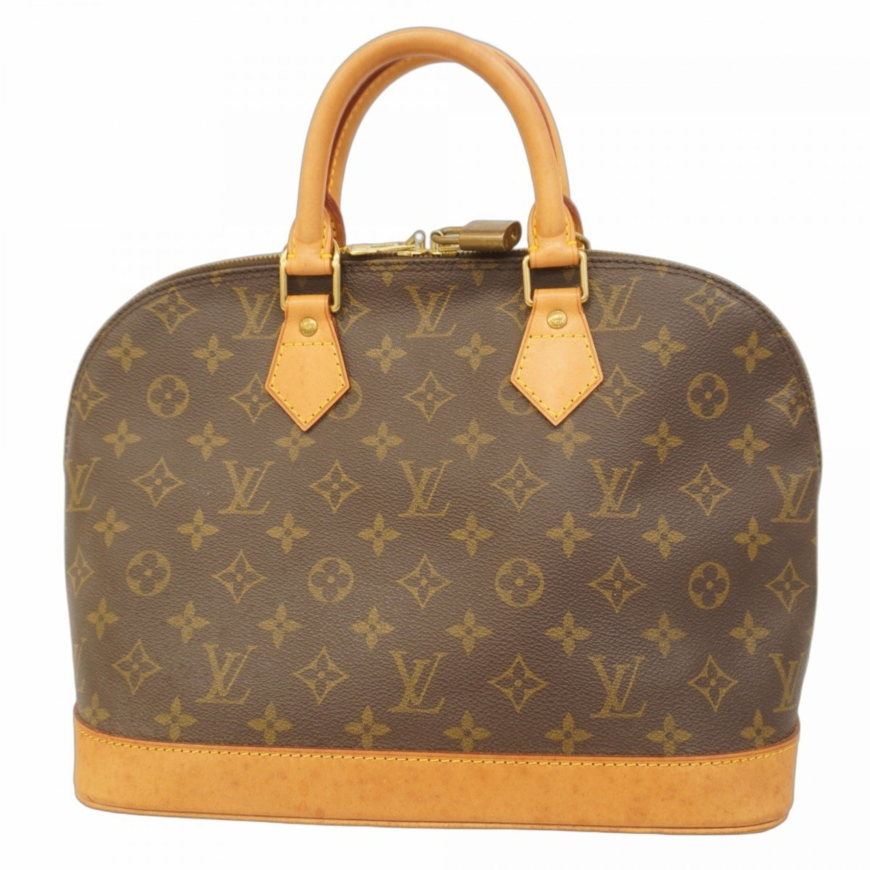 Louis Vuitton Monogram Alma Handbag M51130 Brown Women's