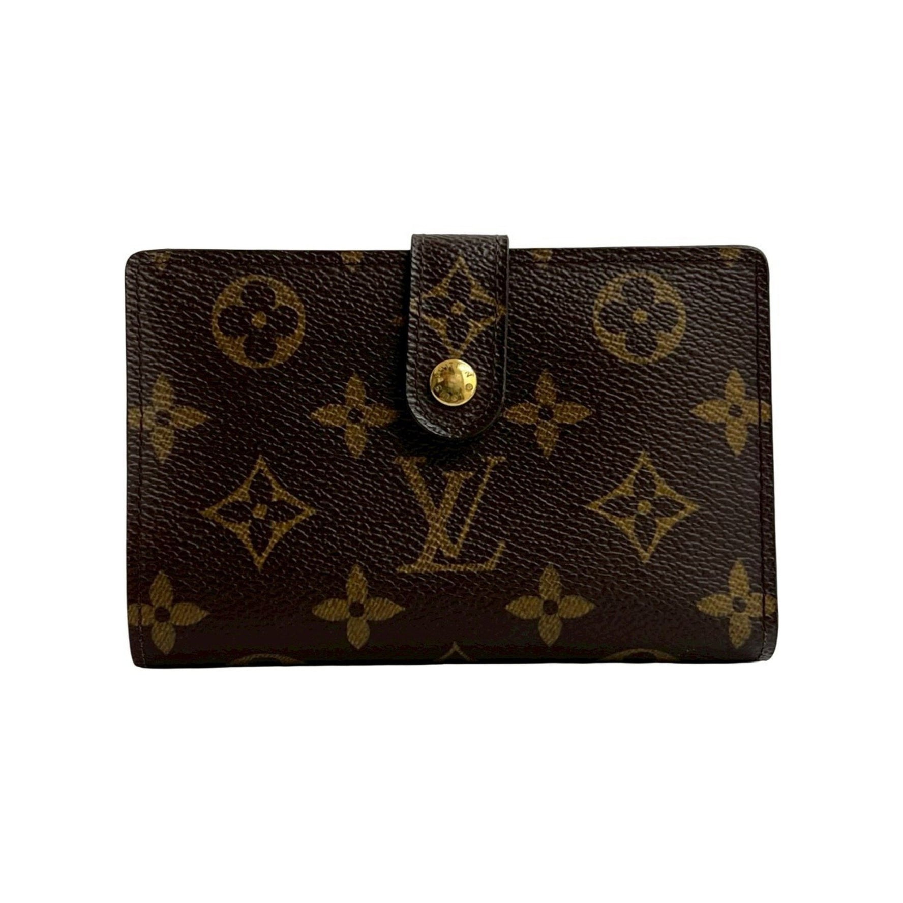 LOUIS VUITTON Louis Vuitton Portefeuille Viennois Monogram Leather Bifold Wallet