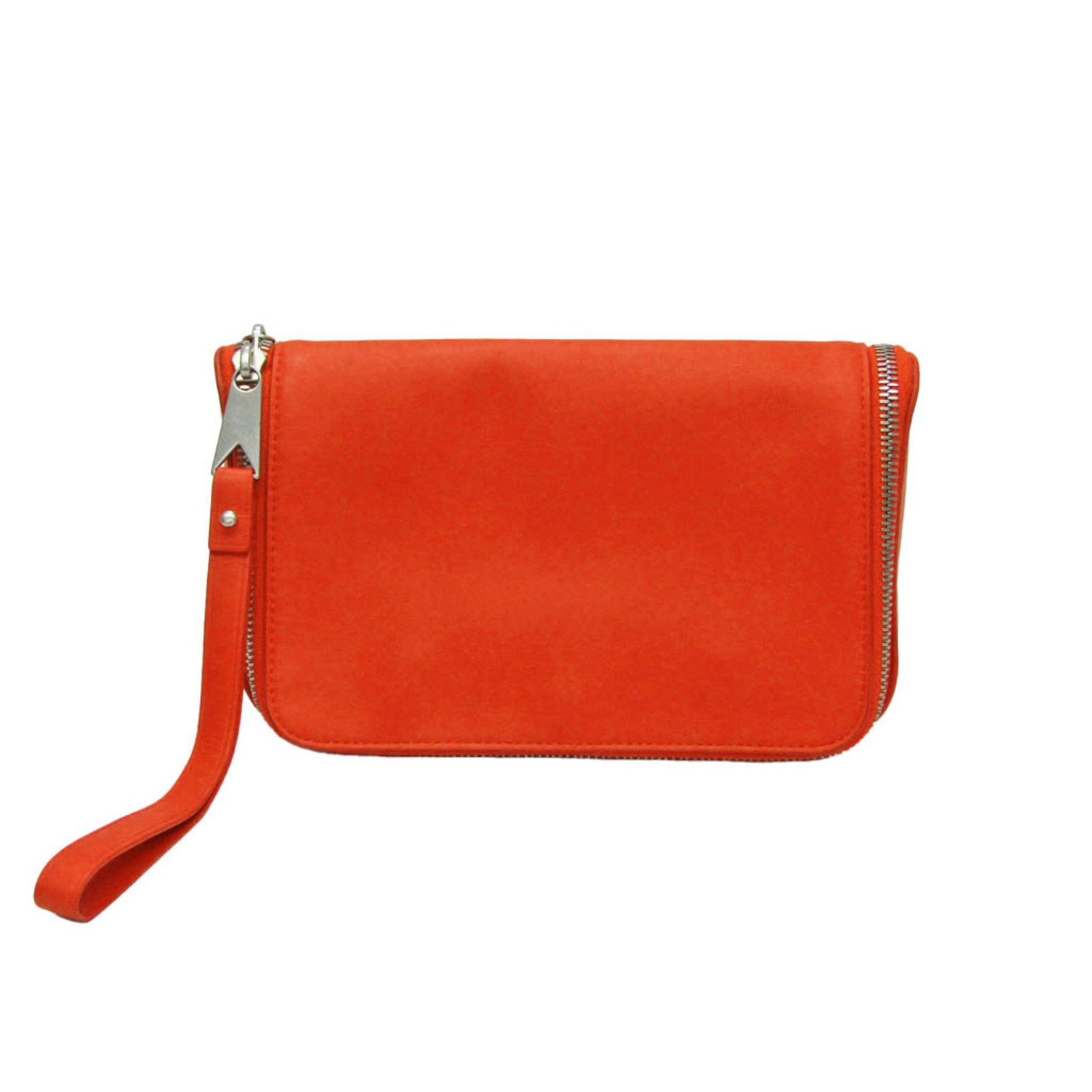 Bottega Veneta Organizer Leather Clutch Bag,Pouch Red Color