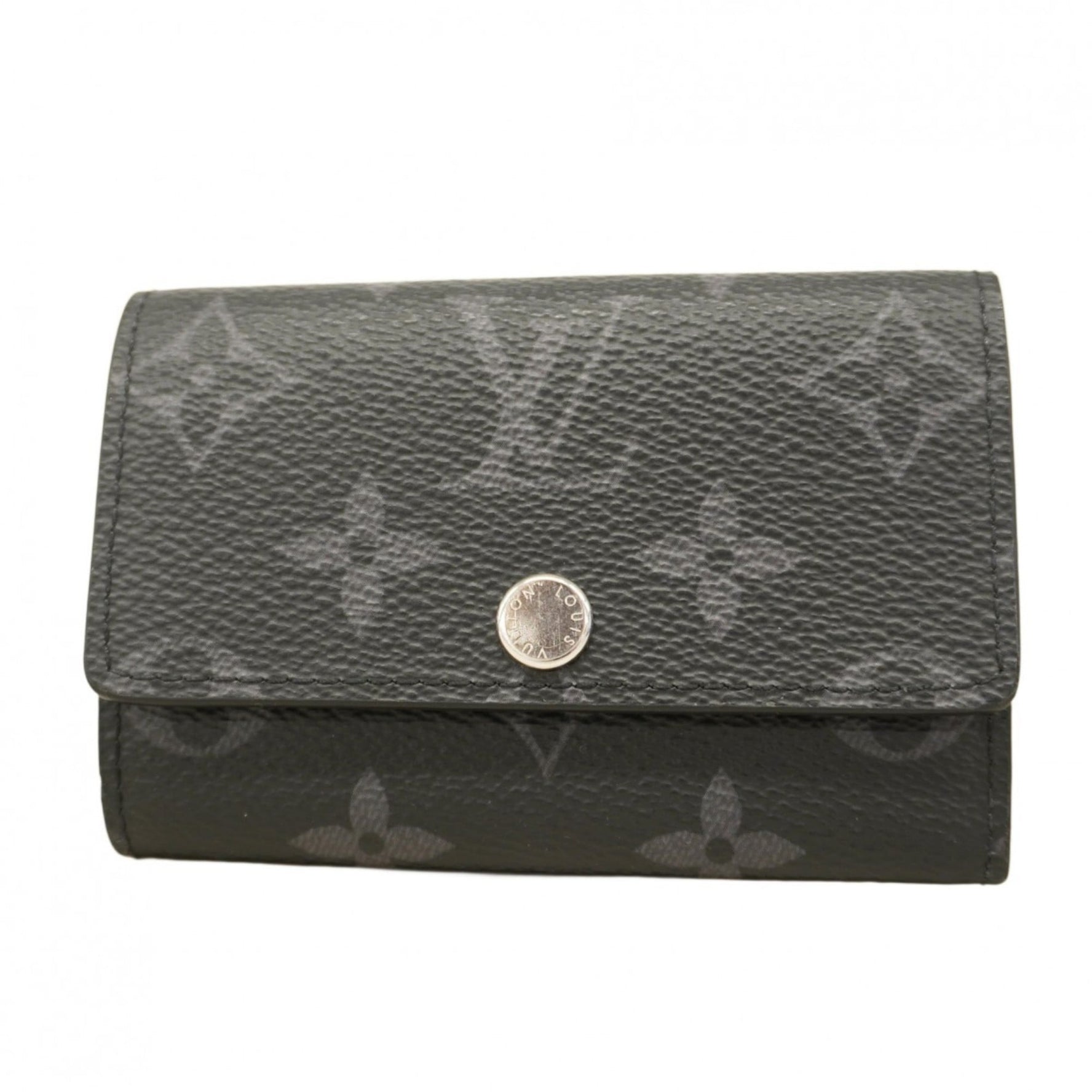 Louis Vuitton Monogram Eclipse Multicle 6 Key Case Black/Grey