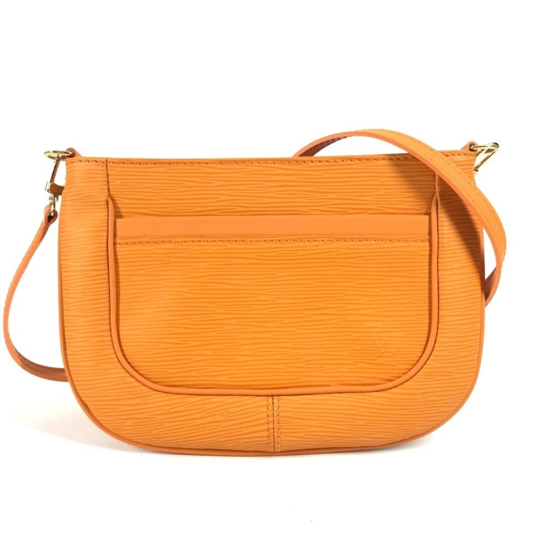Louis Vuitton Epi Salvanga Crossbody Bag Pochette Shoulder Leather Mandarin Orange Like New