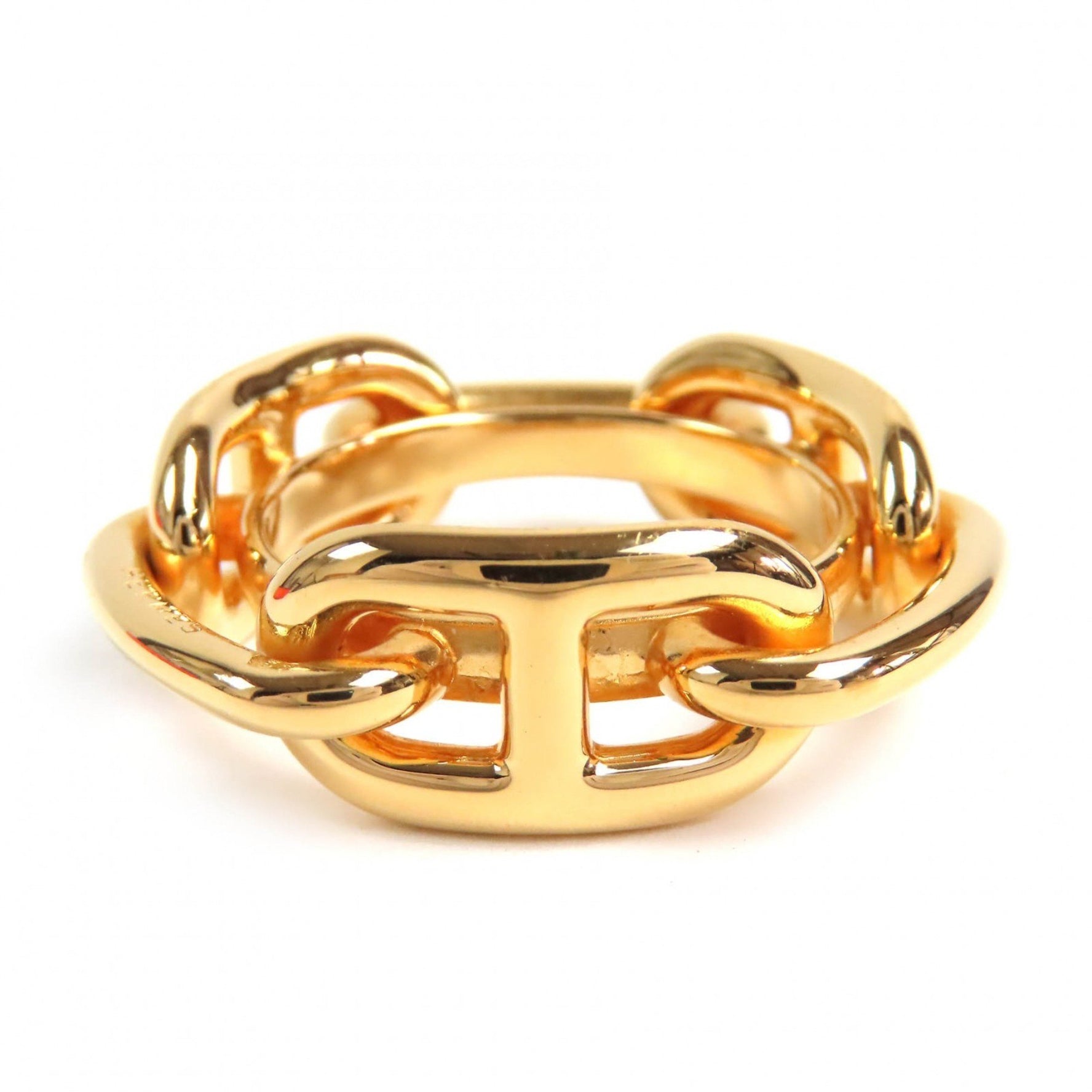 HERMES Lucade Chaine d'Ancre scarf ring, with box, very popular