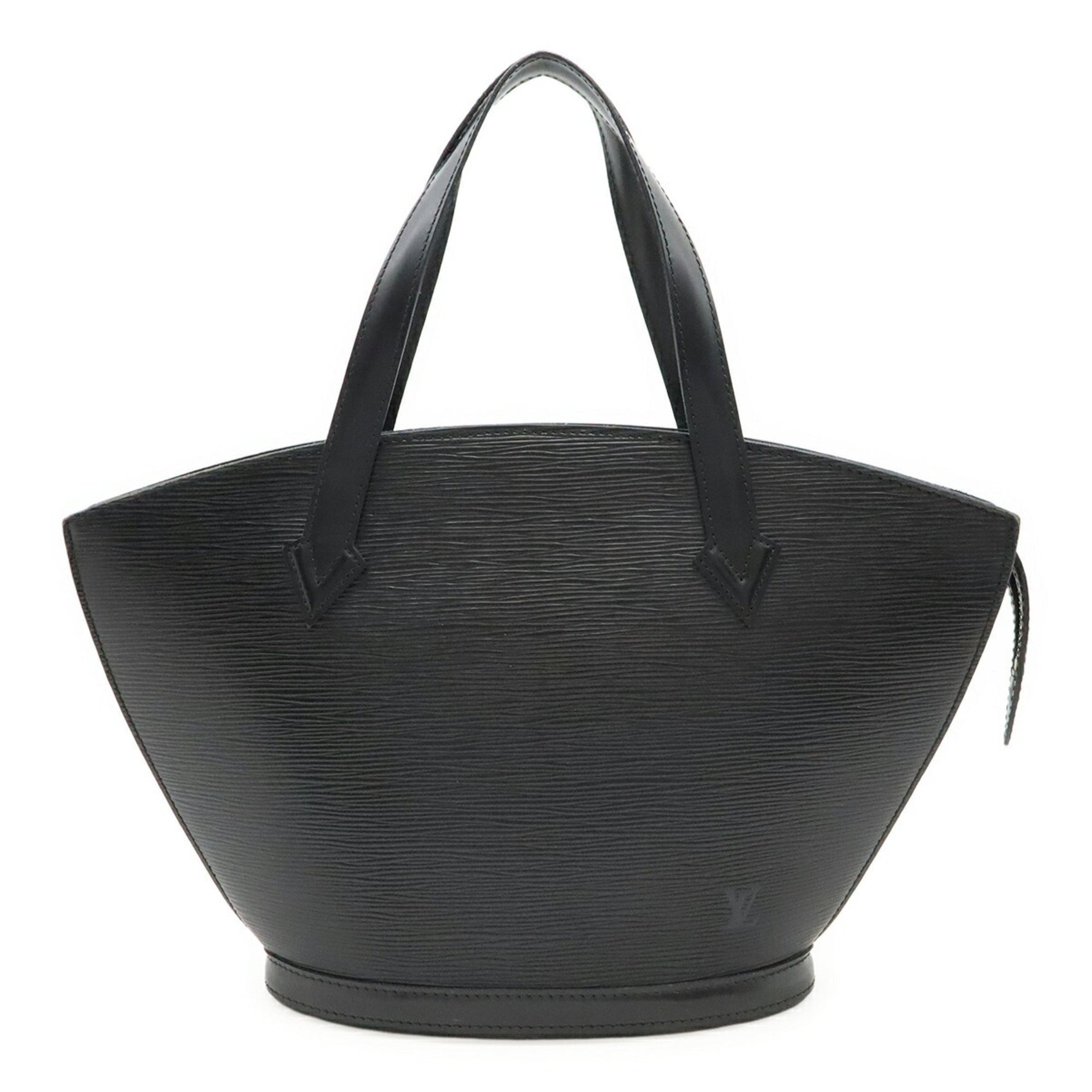 Louis Vuitton Epi Saint-Jacques Handbag Tote Bag Leather Noir Black