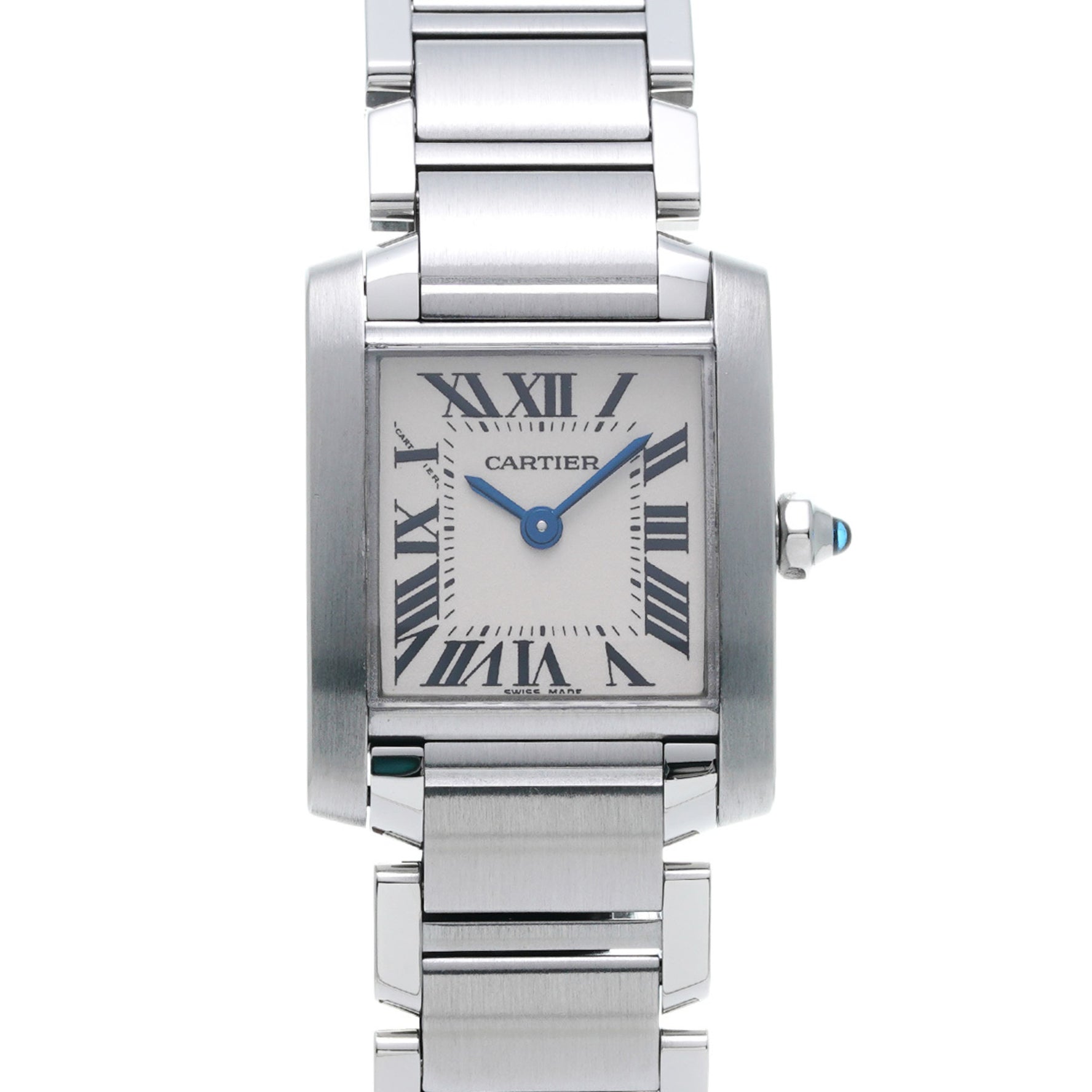 Cartier Tank Francaise SM W51008Q3 Silver Ladies Watch Quartz
