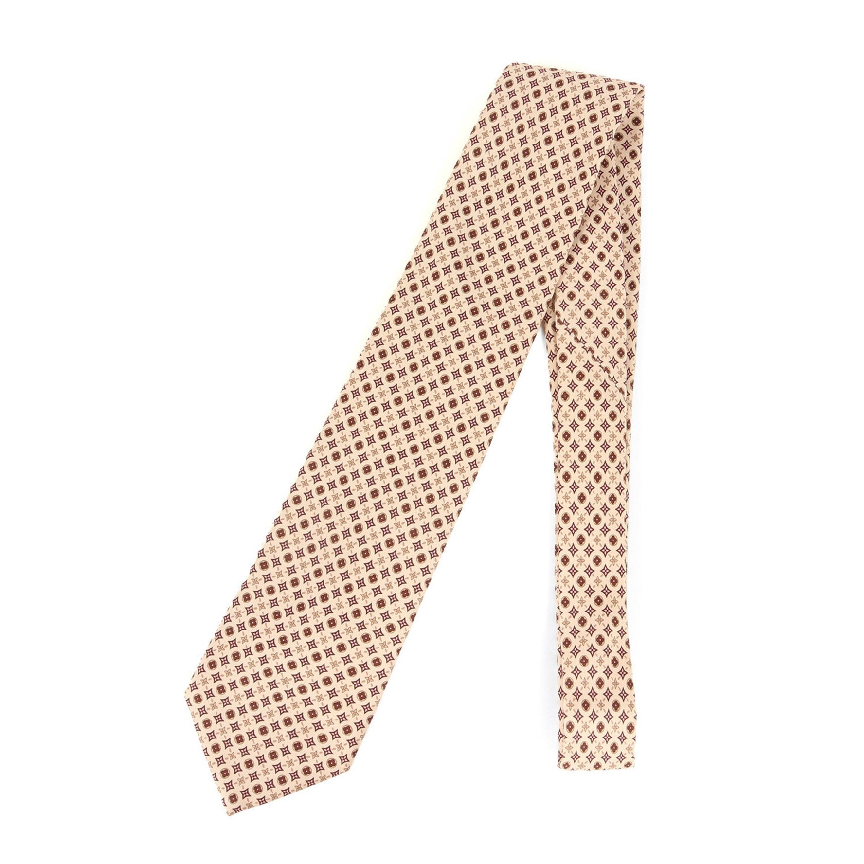 LOUIS VUITTON Monogram Flower Silk Cravate Tie