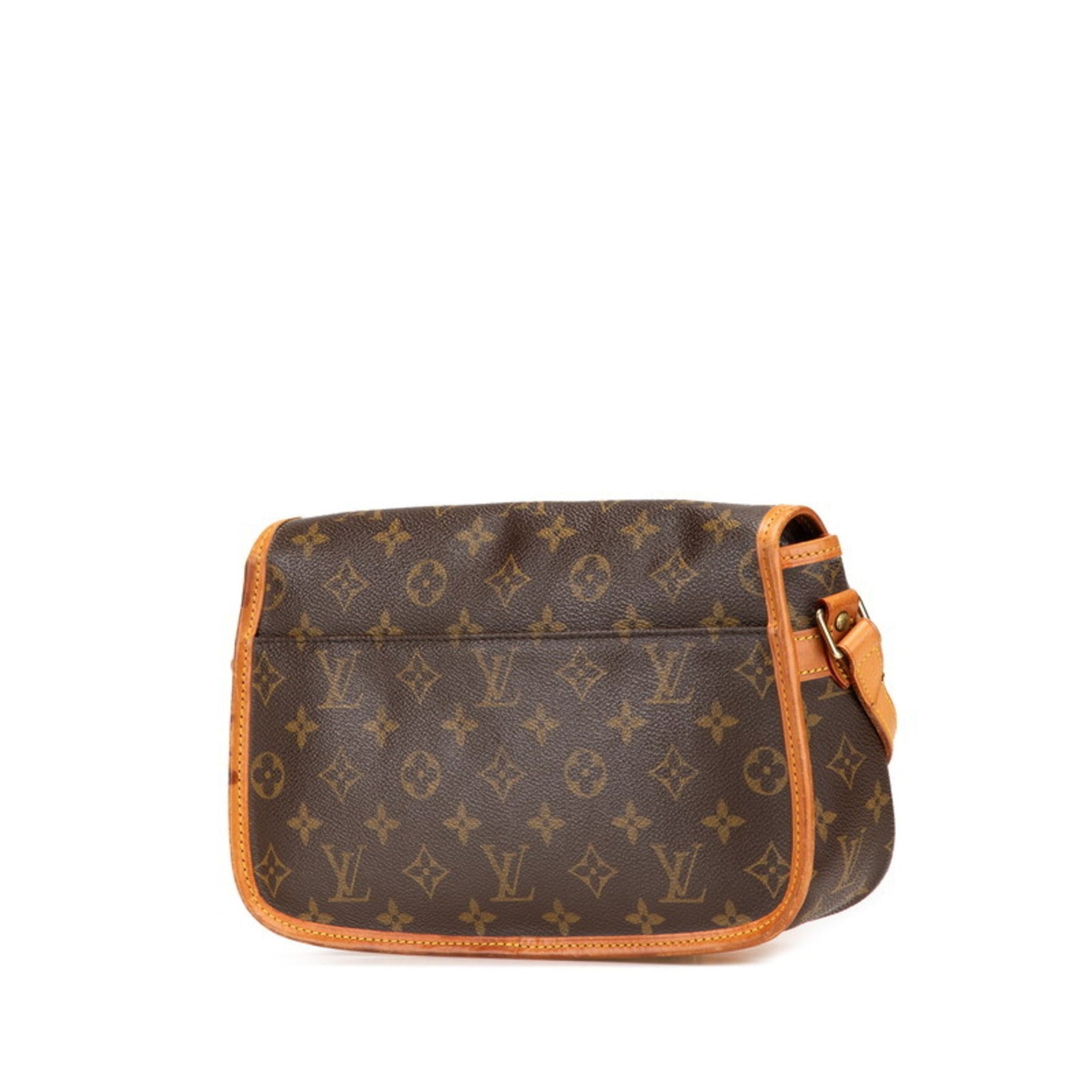 Louis Vuitton Monogram Sologne Crossbody Shoulder Bag Brown Leather LOUIS VUITTON