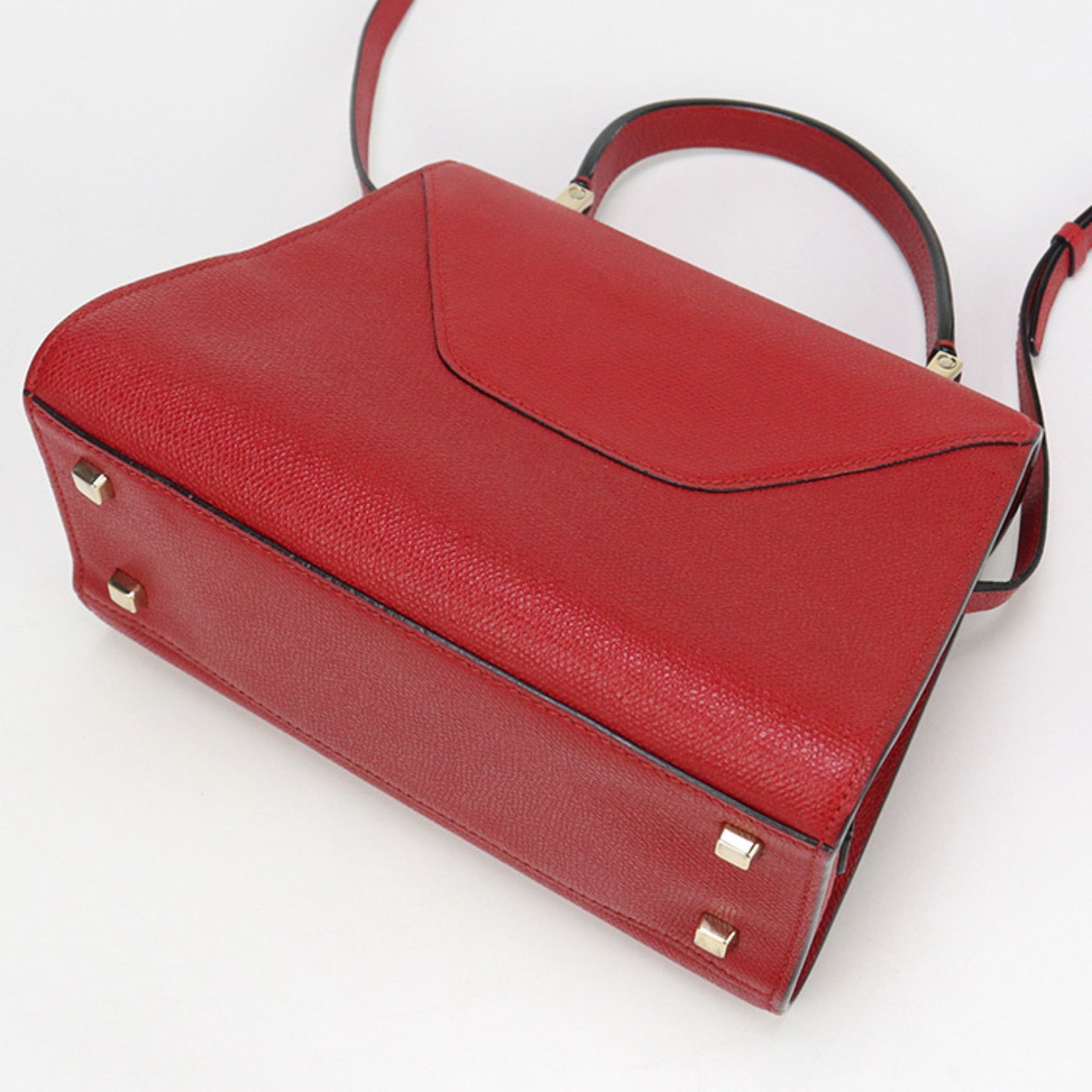 Valextra Mini Iside Handbag N Red