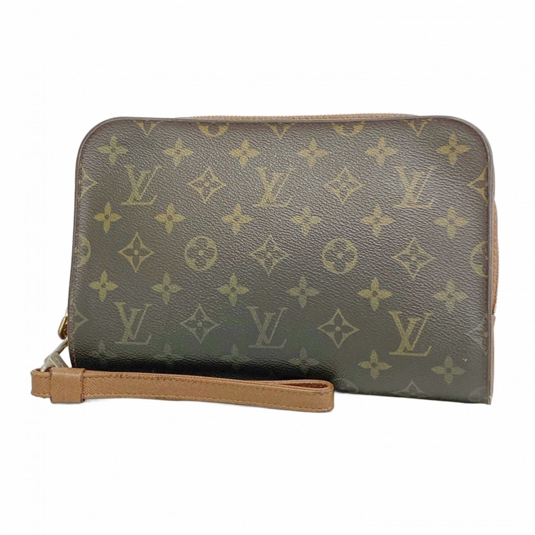 Louis Vuitton Monogram Orsay Clutch Bag M51790 Brown Men's