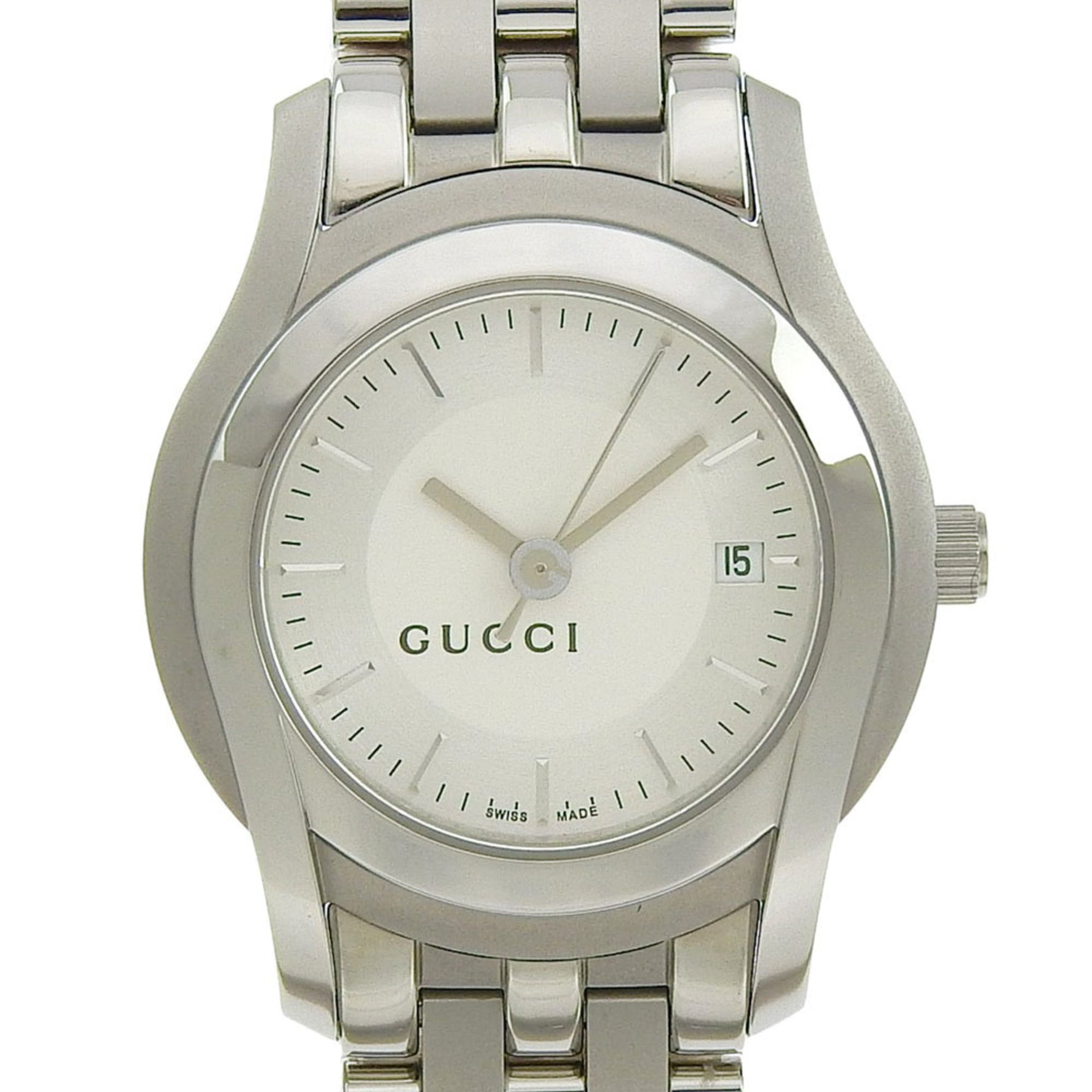 Gucci Date Dial Stainless Steel Quartz Watch, Watch