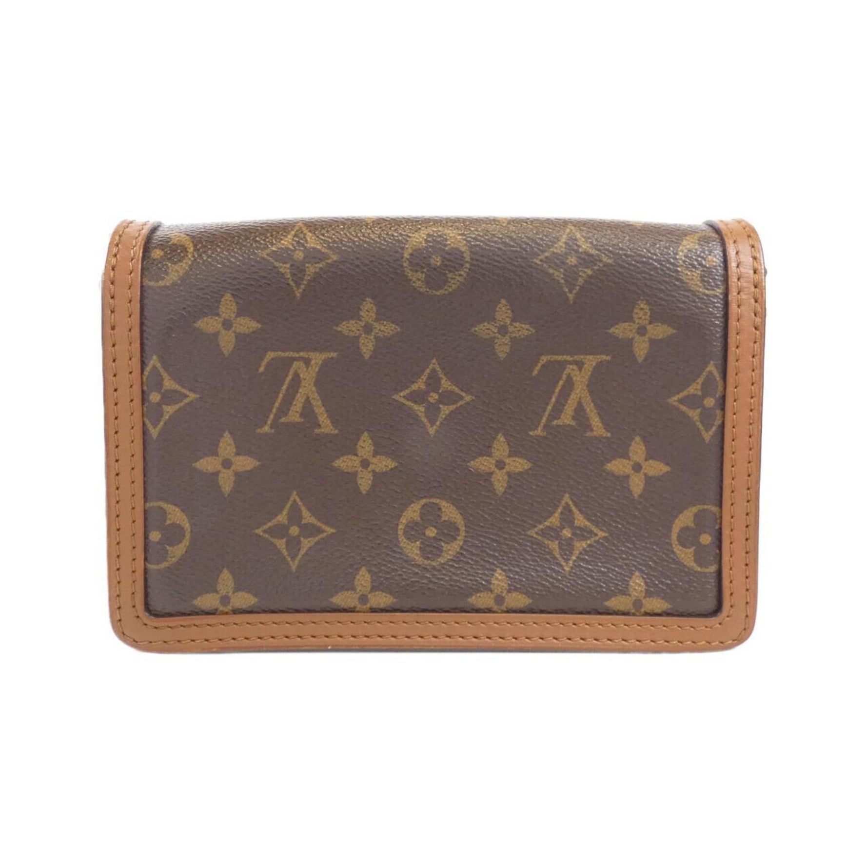 Louis Vuitton Monogram Portefeuille Dauphine Chain Wallet