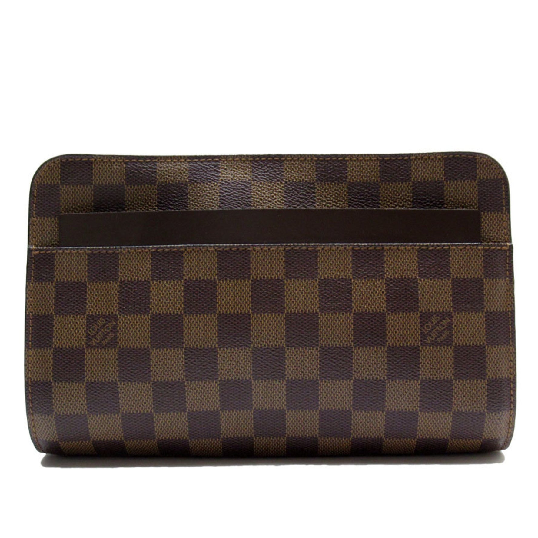 Louis Vuitton LOUIS VUITTON Second Bag Damier Saint Canvas Ebene Men's N51993 t19493a