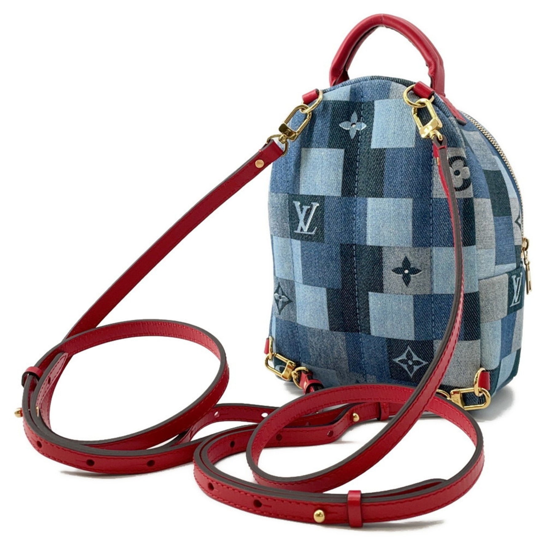 Louis Vuitton Backpack Monogram Denim Palm Springs MINI