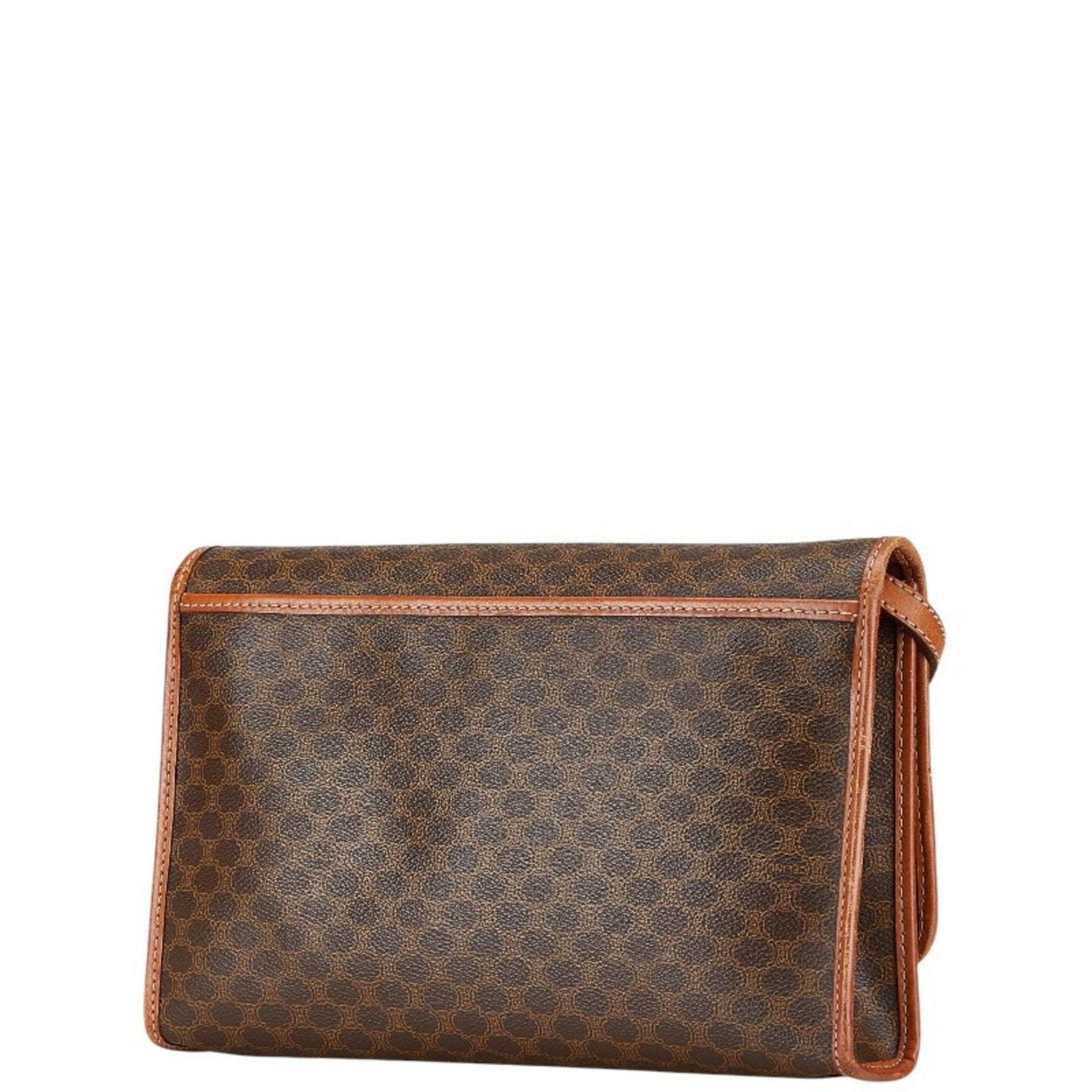 Celine Macadam Crossbody Shoulder Bag in Leather