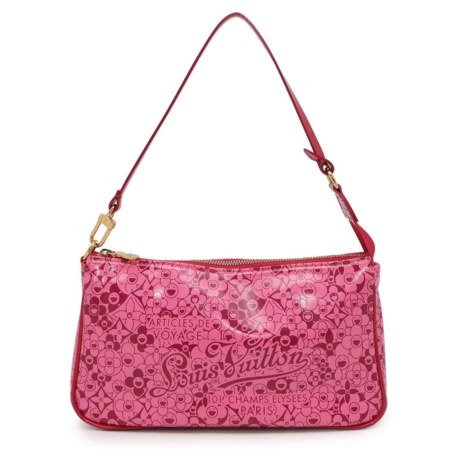 Louis Vuitton Handbag Cosmic Blossom Pochette LV×TM Takashi Murakami Collaboration
