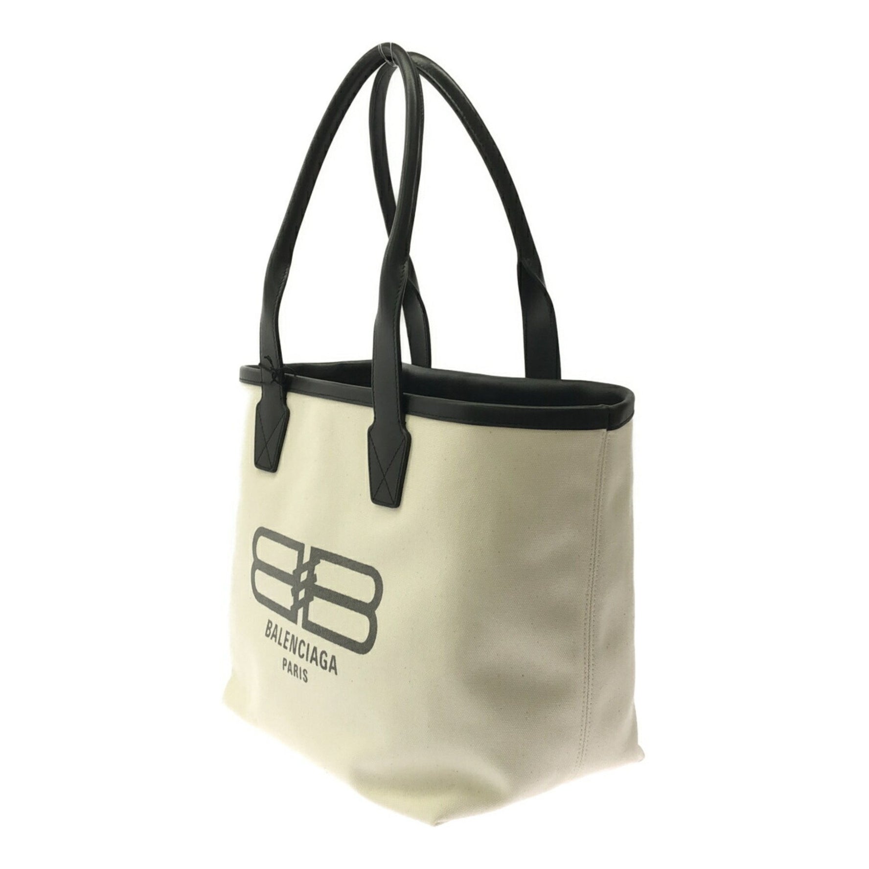 BALENCIAGA Tote Bag Jumbo S White Canvas Unisex 2108S 9260 Mikunigaoka Store