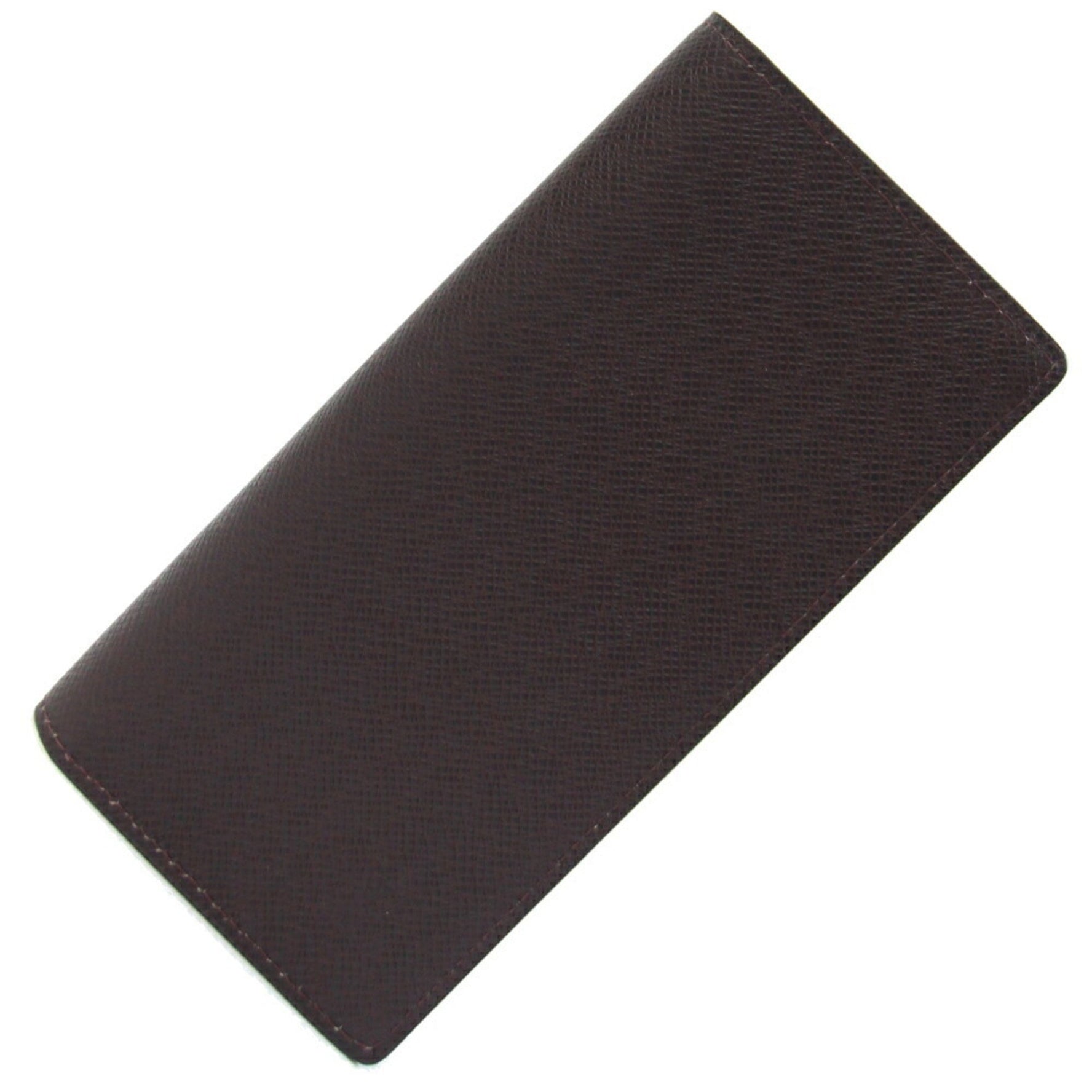 Louis Vuitton Bi-fold Long Wallet Taiga Portefeuille Brazza Bordeaux