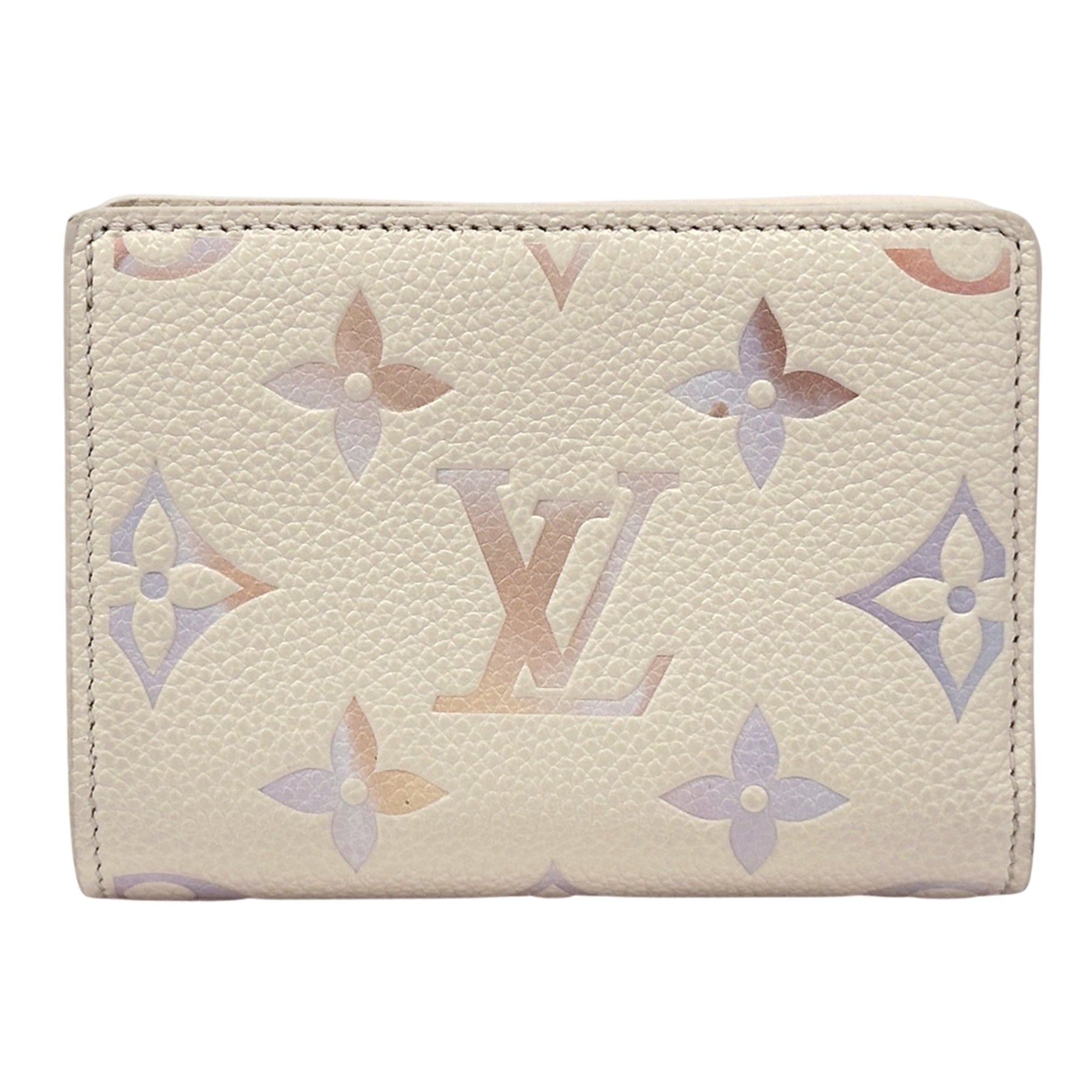 Louis Vuitton Monogram Empreinte Bifold Wallet, Portefeuille Claire, Dream Pink Compact Mini Wallet
