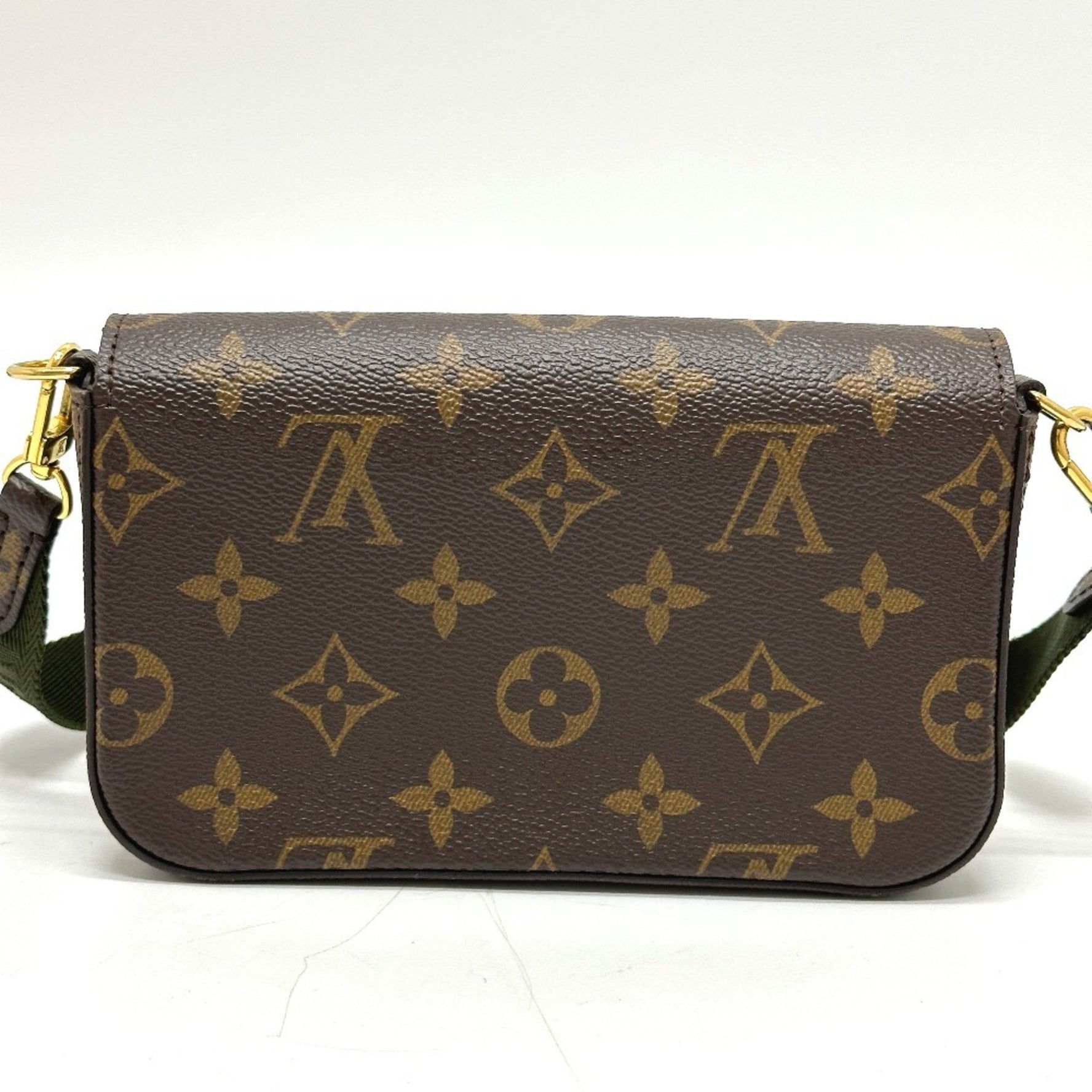 LOUIS VUITTON M80091 Monogram Multi Pochette Felicie Shoulder Bag in Canvas, Brown, Like New