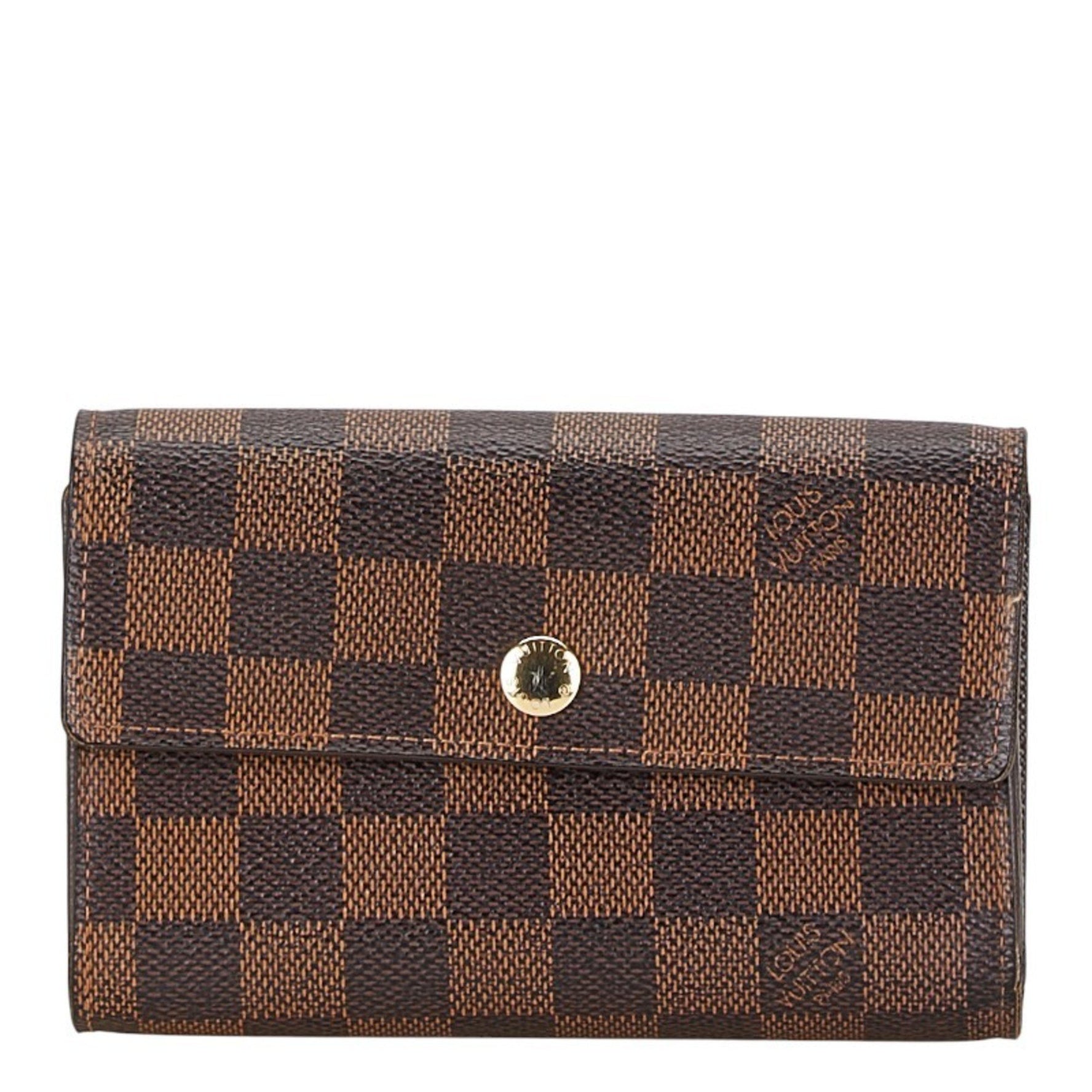 Louis Vuitton Damier Portefeuille Alexandra Bi-fold Wallet PVC