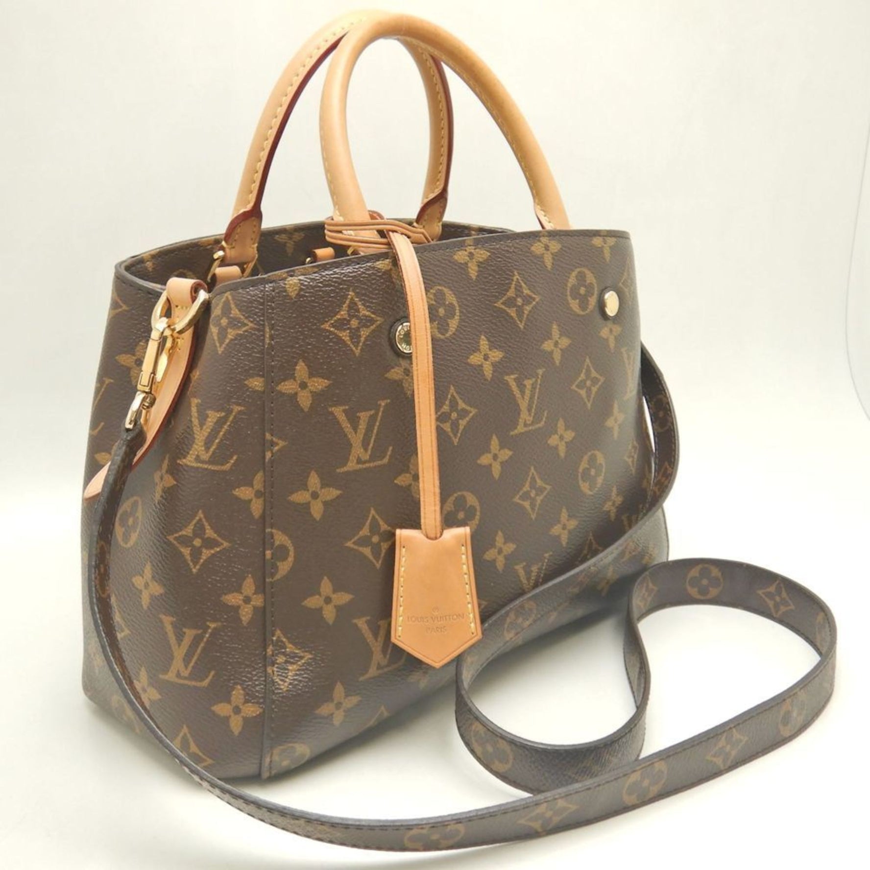 LOUIS VUITTON Monogram Montaigne BB Handbag