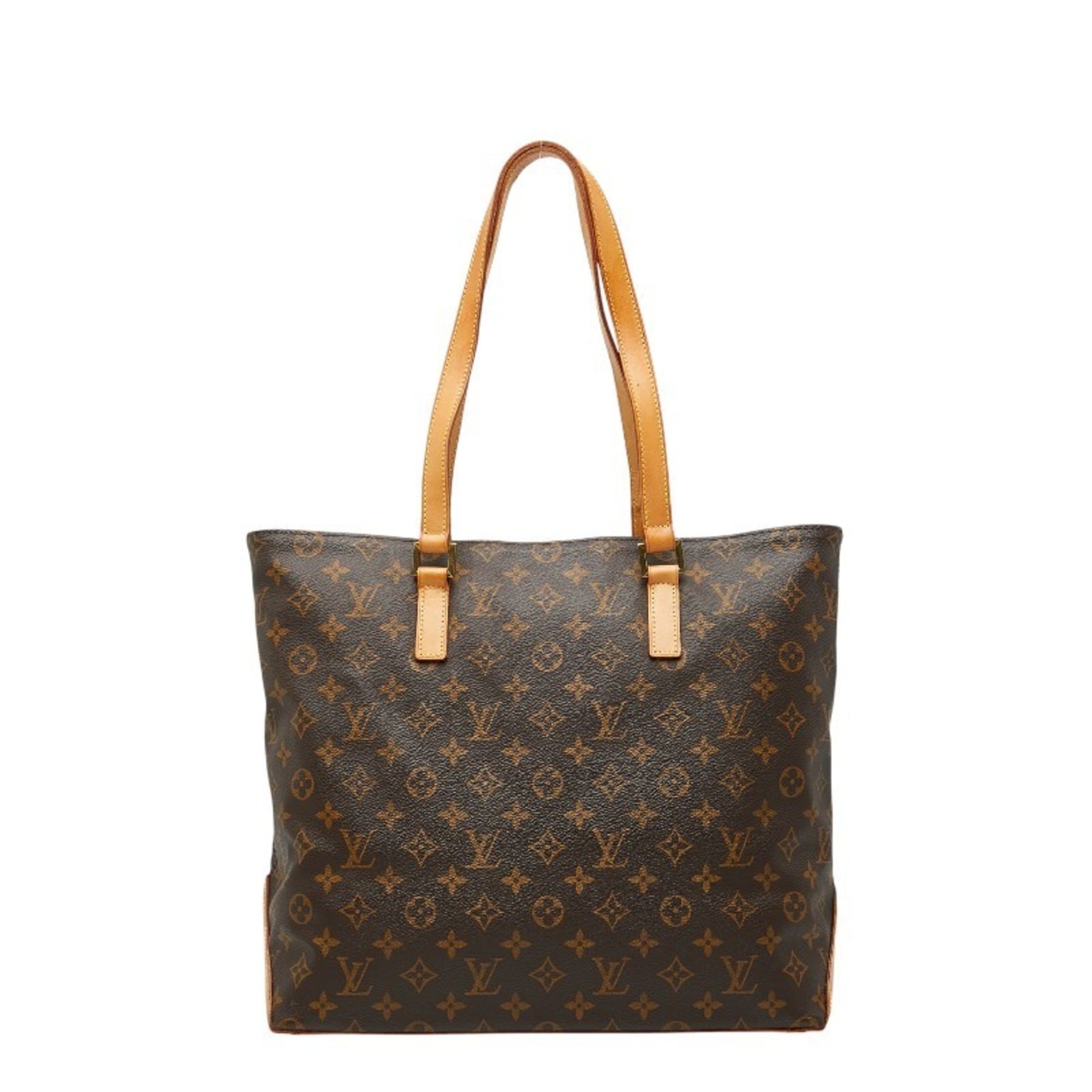 Louis Vuitton Monogram Caba Maison Shoulder Bag Tote Brown Leather LOUIS VUITTON