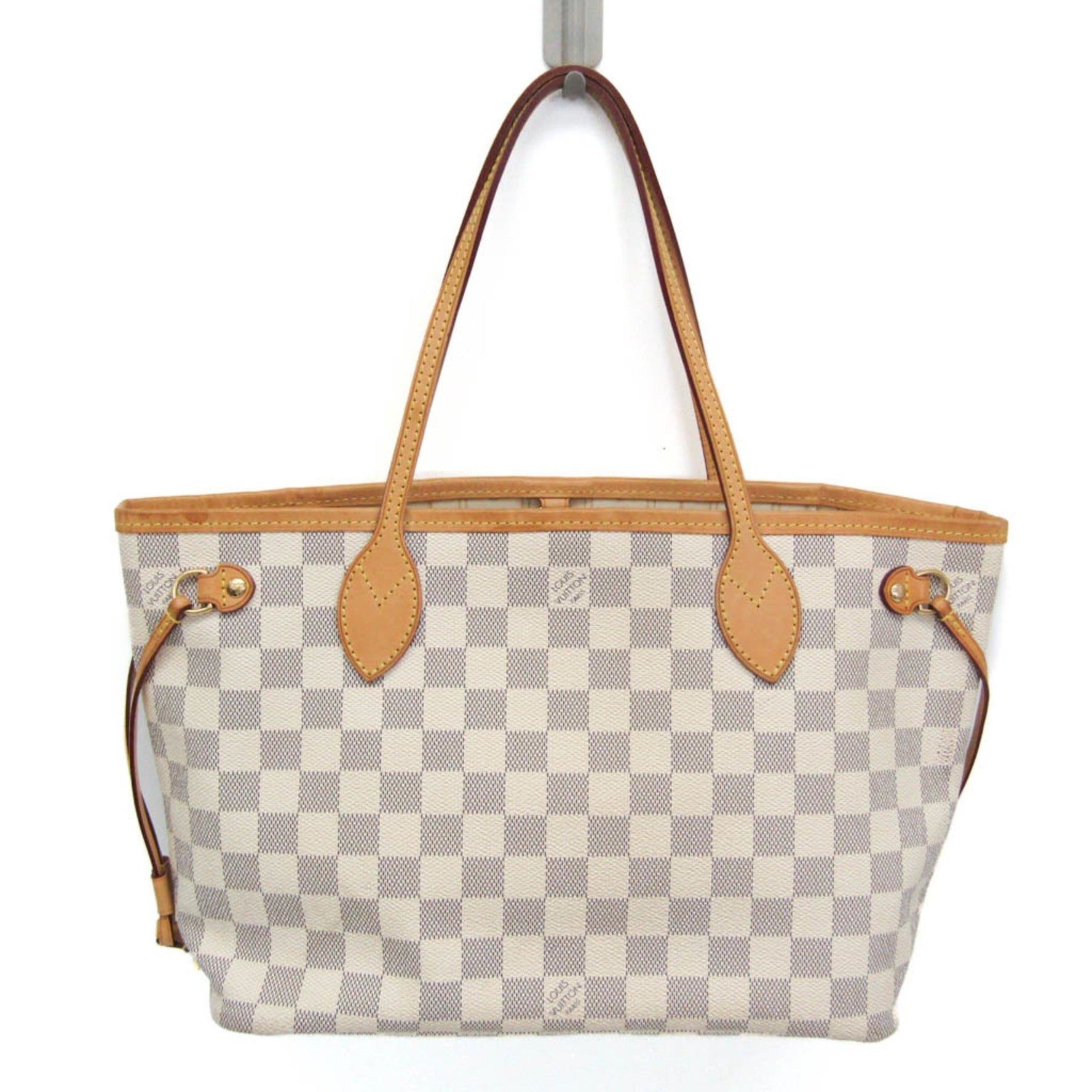 Louis Vuitton Damier Azur Neverfull PM Tote Bag Damier Azur