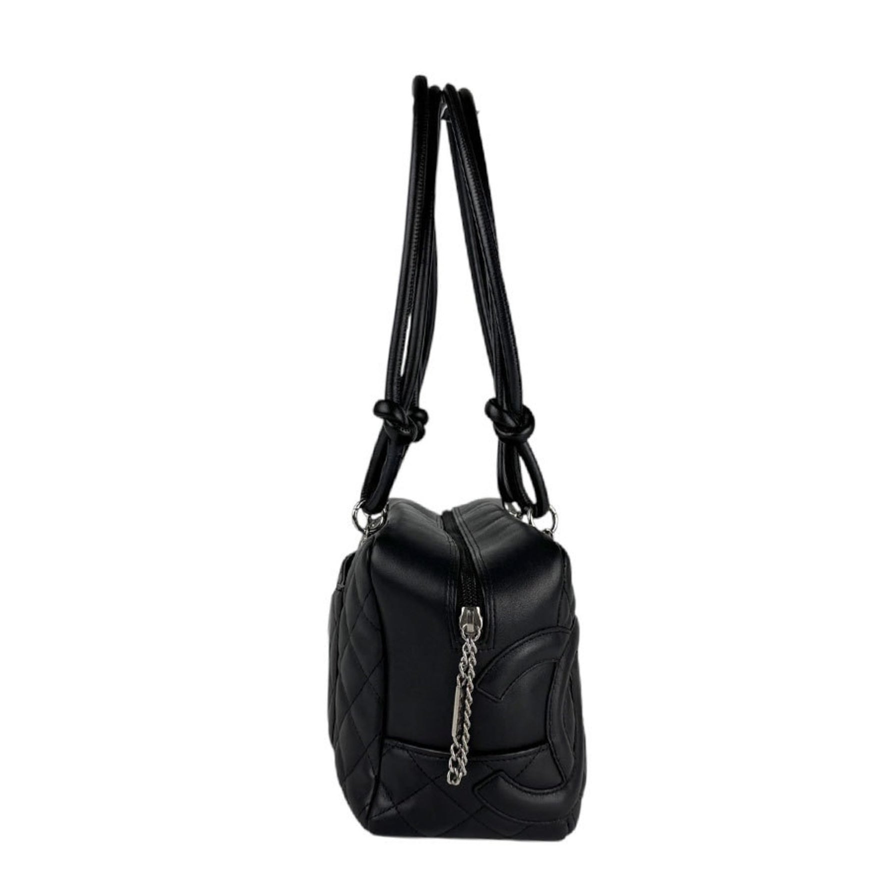 CHANEL Cambon Line Shoulder Bag, Lambskin