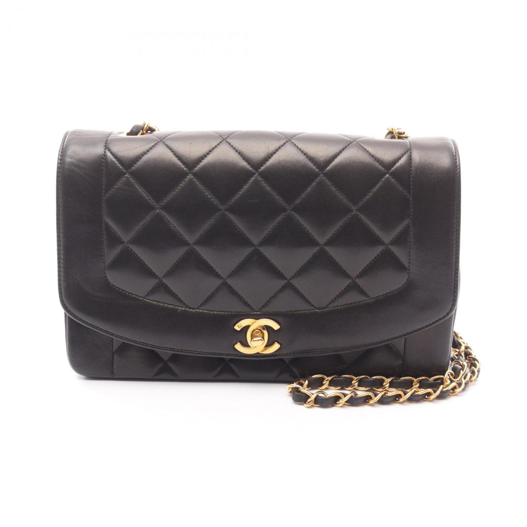 CHANEL Matelasse Diana Flap Shoulder Bag in Lambskin Leather