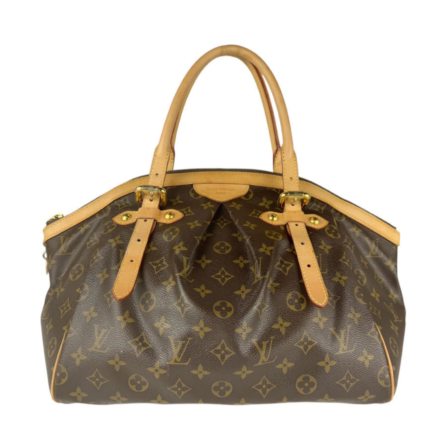 Louis Vuitton Monogram Tivoli GM Handbag in Canvas, and Gold