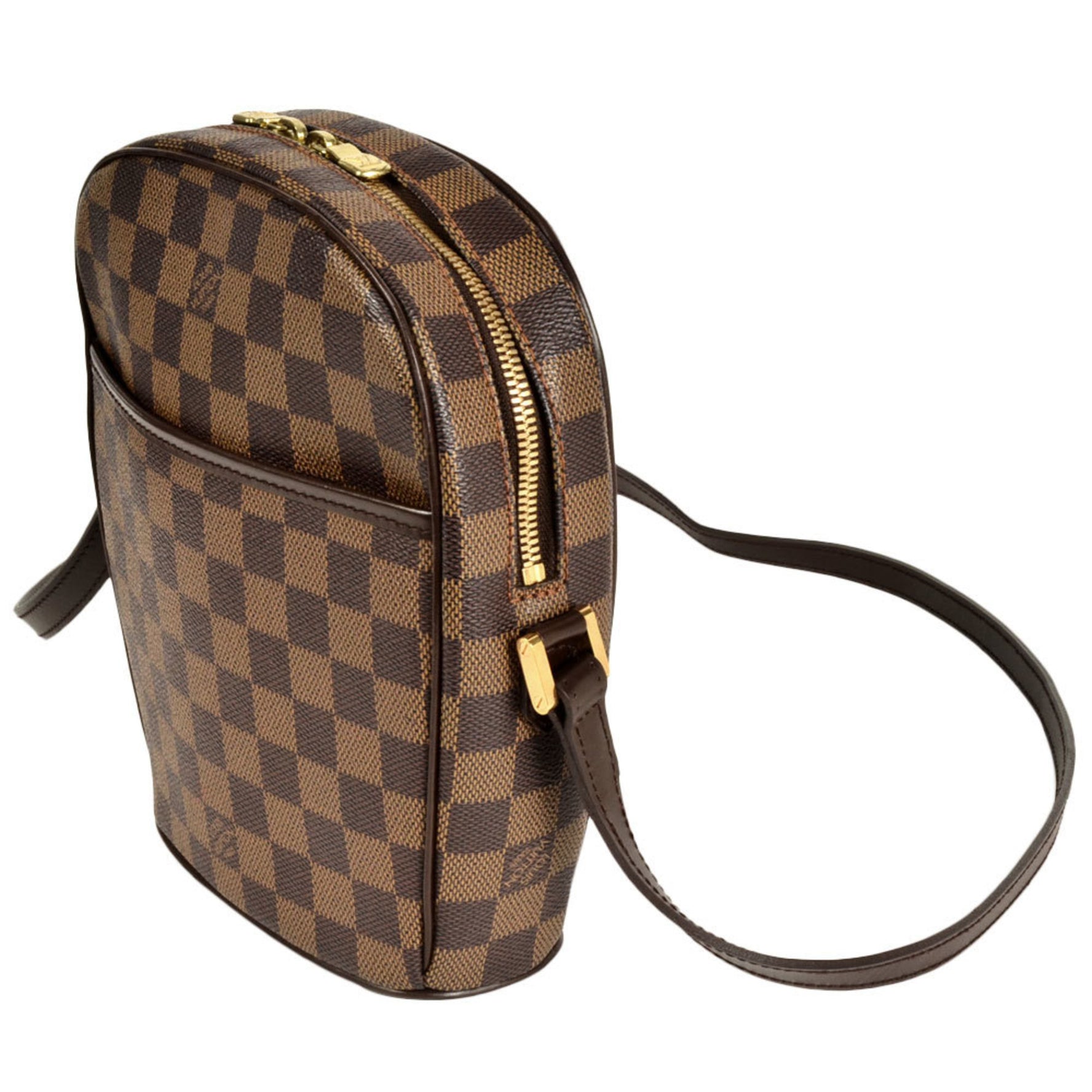 Louis Vuitton Ipanema PM Shoulder Bag Damier Ebene Brown