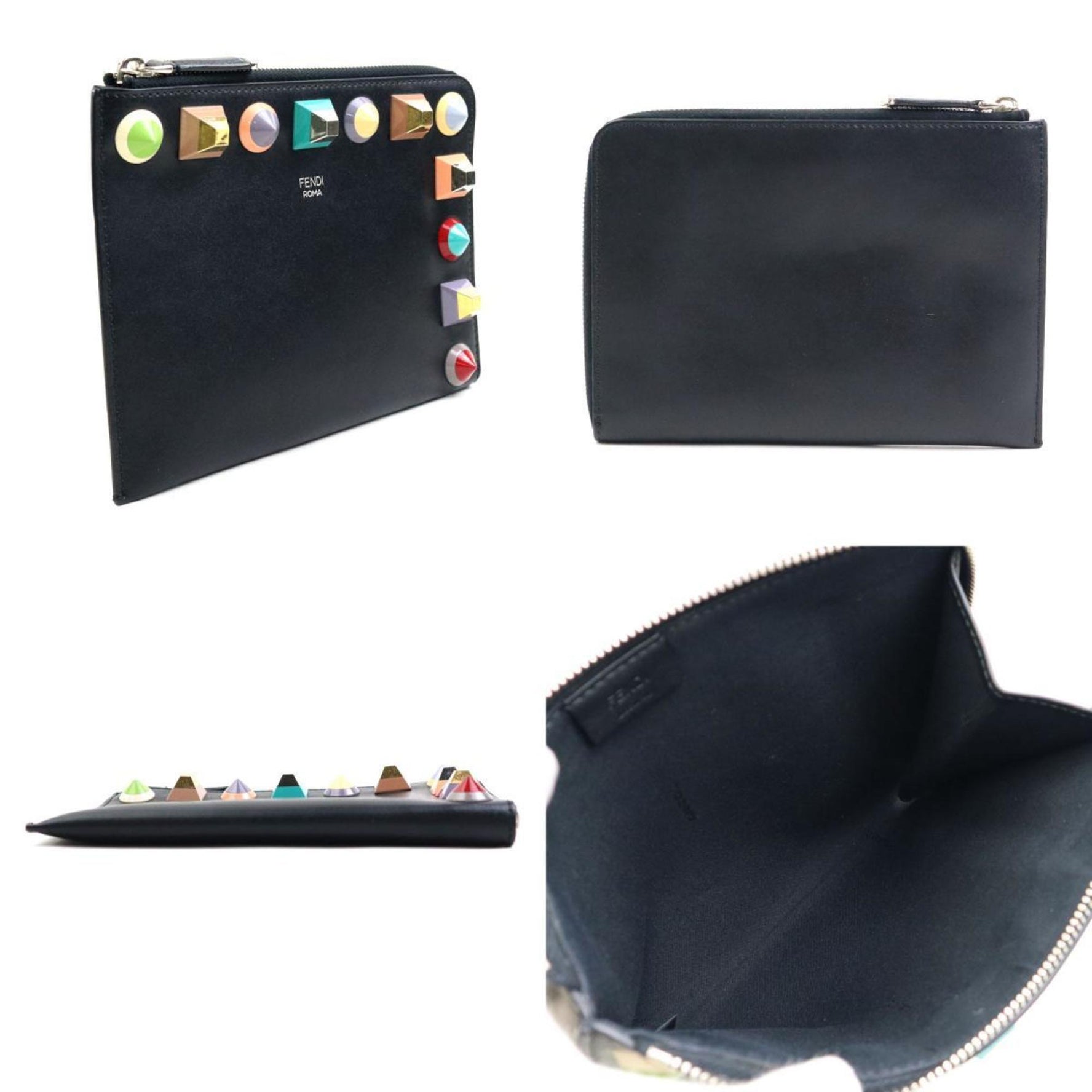 Fendi Clutch Bag, Leather