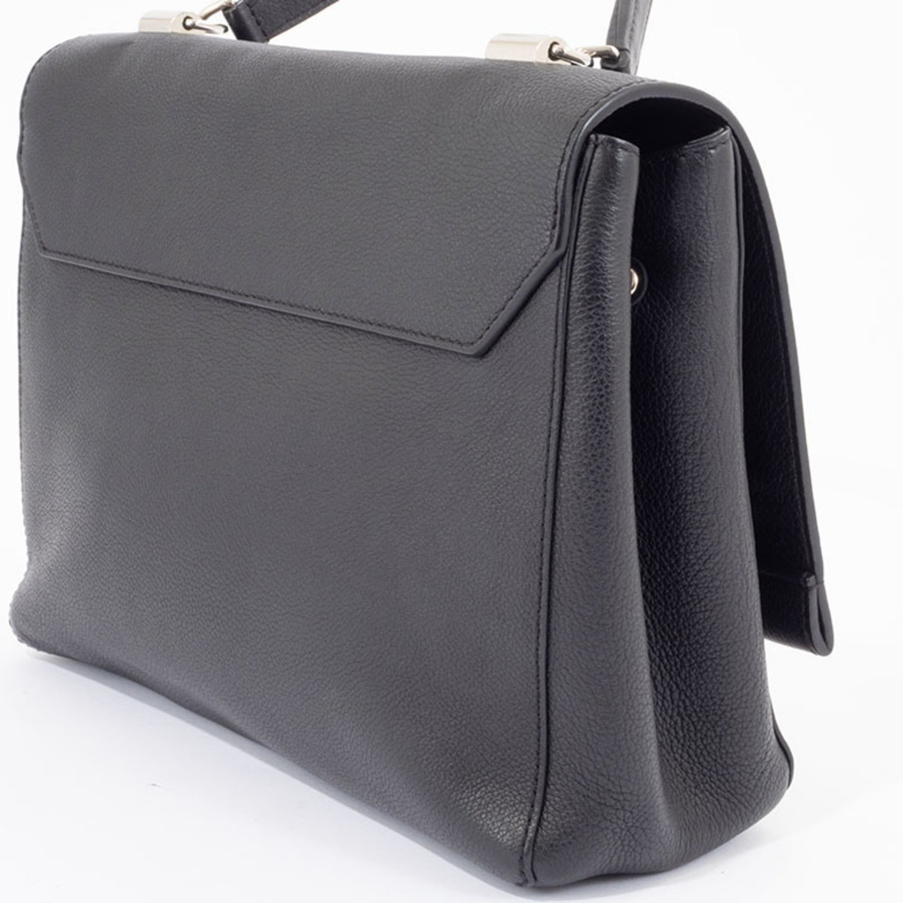 Louis Vuitton Lockme Cartable Handbag Leather Shoulder Bag