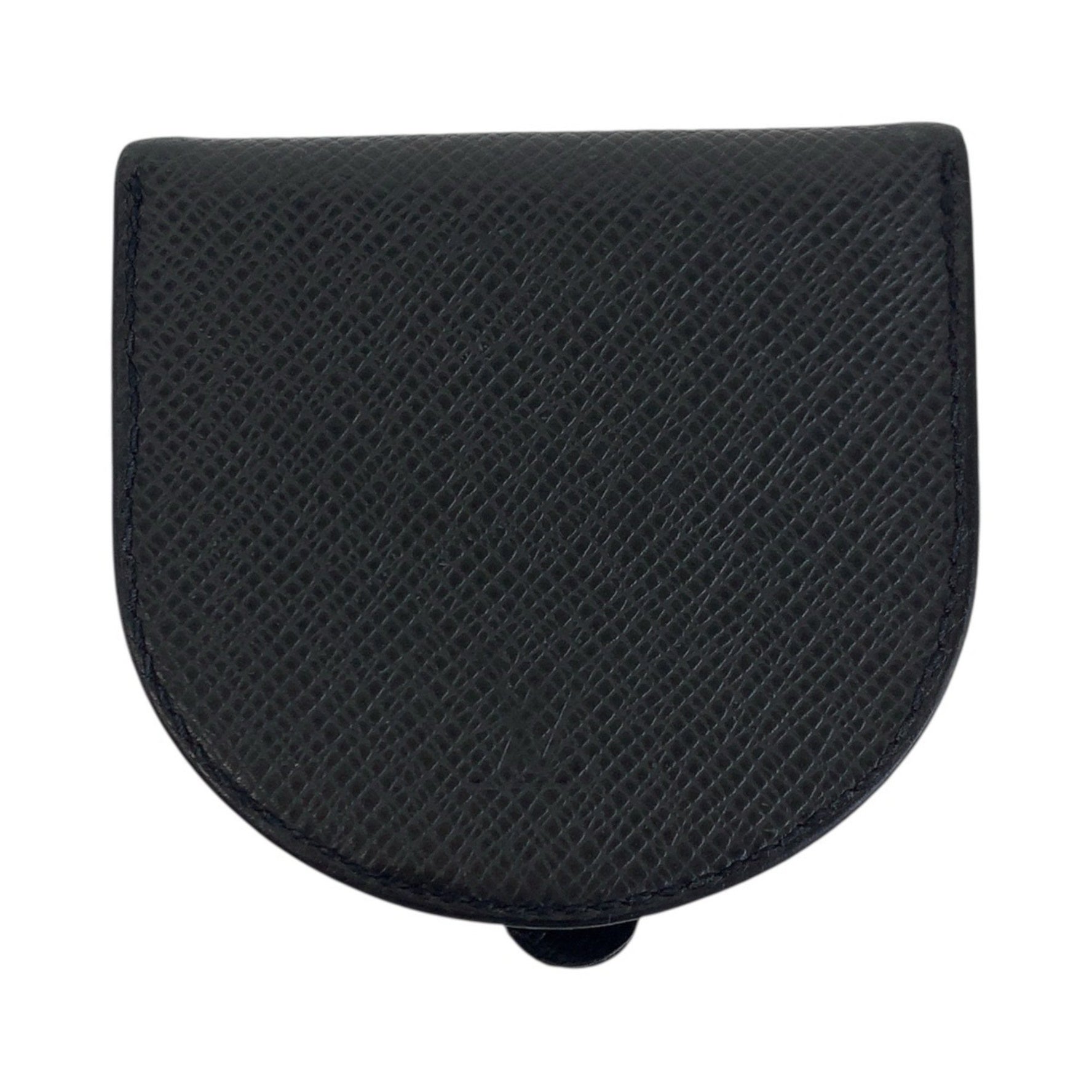 LOUIS VUITTON Taiga Porte Monnaie Cubette Ardoise Black M64422 Men's Wallet/Coin Purse