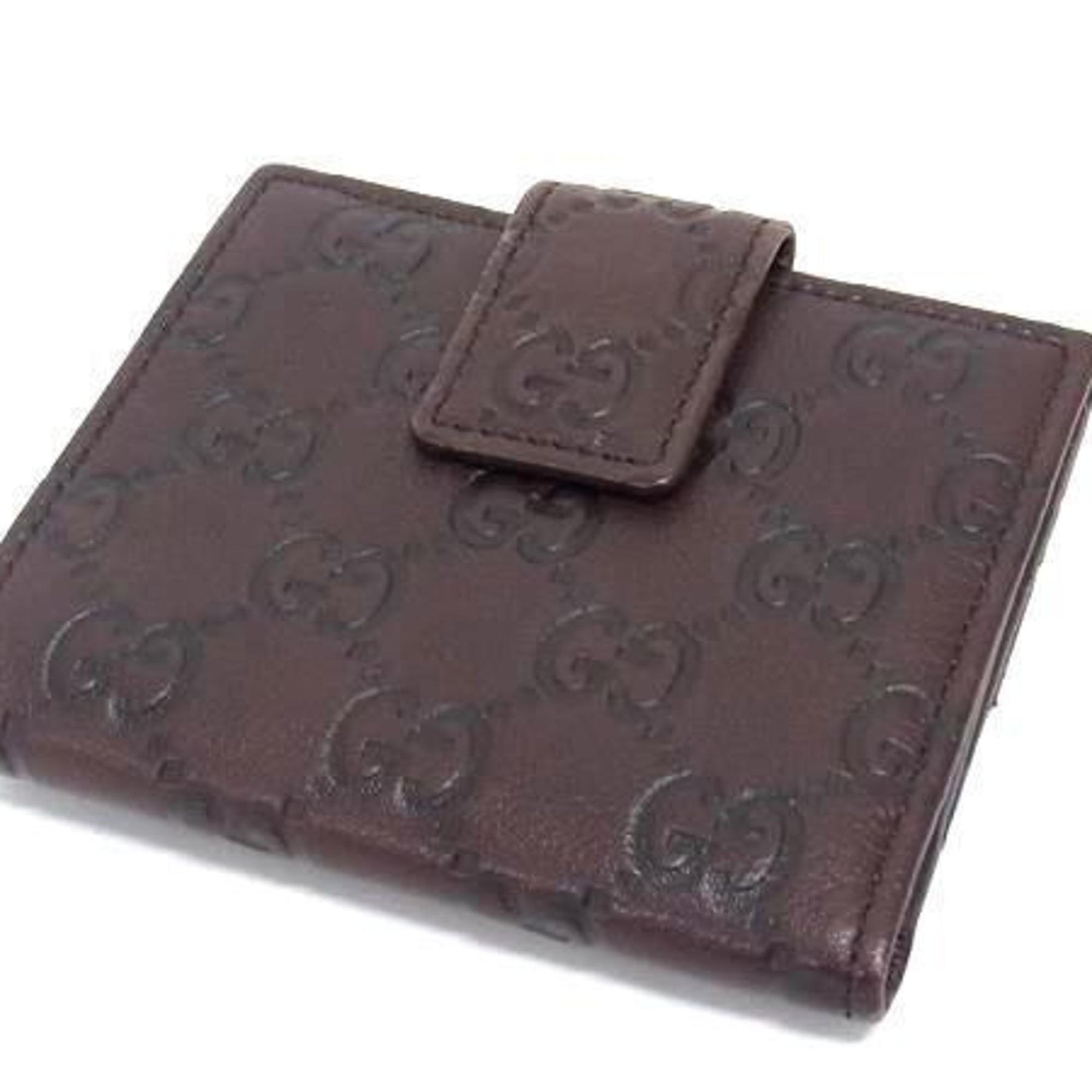 GUCCI Guccissima Bifold Wallet 1147 Leather