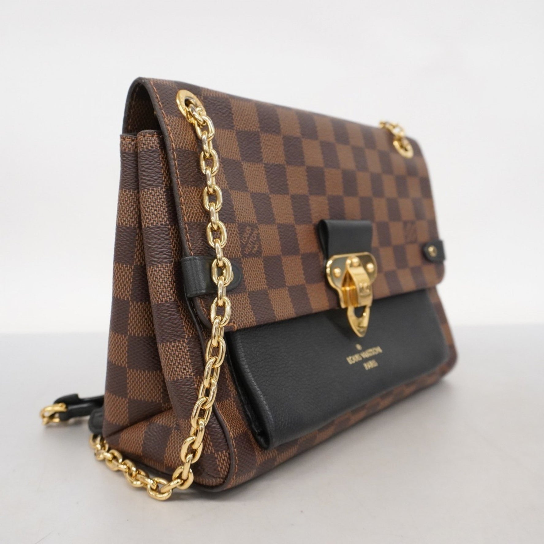 Louis Vuitton Damier Vavin PM Shoulder Bag N40108 Ebene Noir Women's P1146221