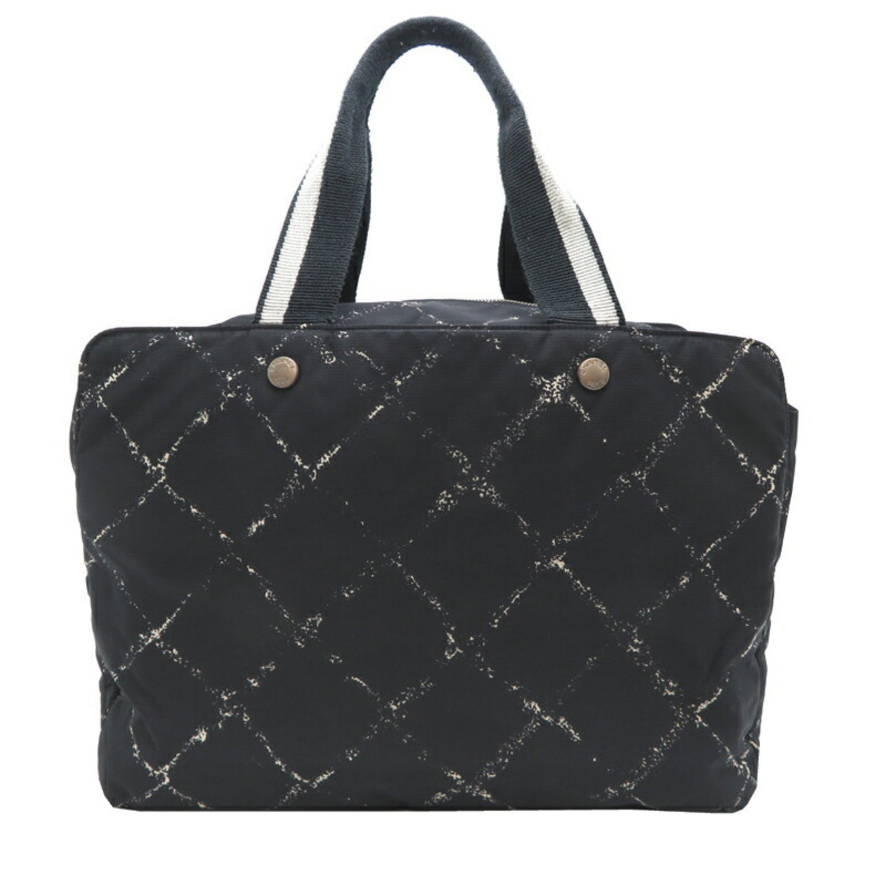 Chanel Travel Line Women's Tote Bag in Black Nylon