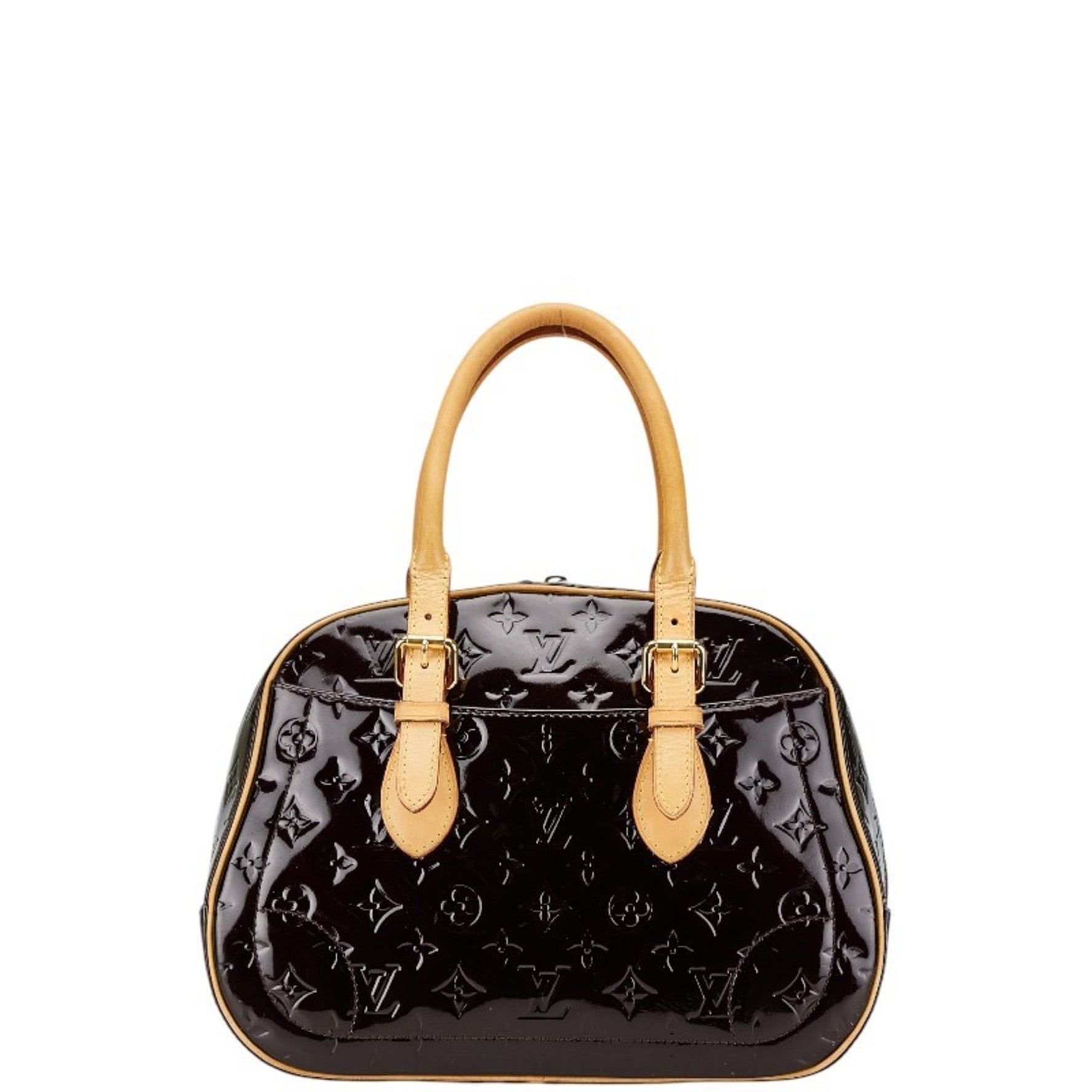 Louis Vuitton Monogram Vernis Summit Drive Handbag Amaranth Purple Patent Leather