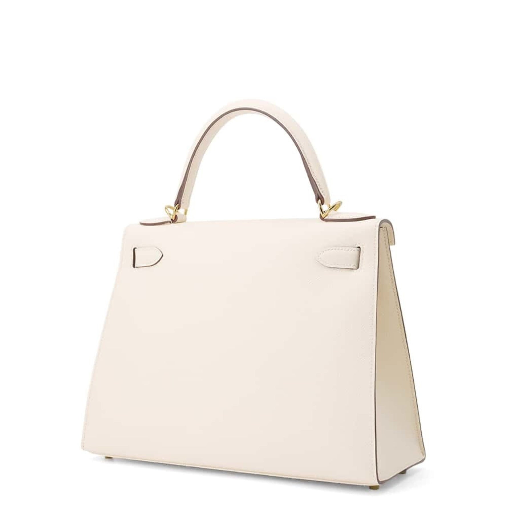 Hermes handbag Kelly 28, outside stitching, nata, Epson, U stamp, 2-way shoulder