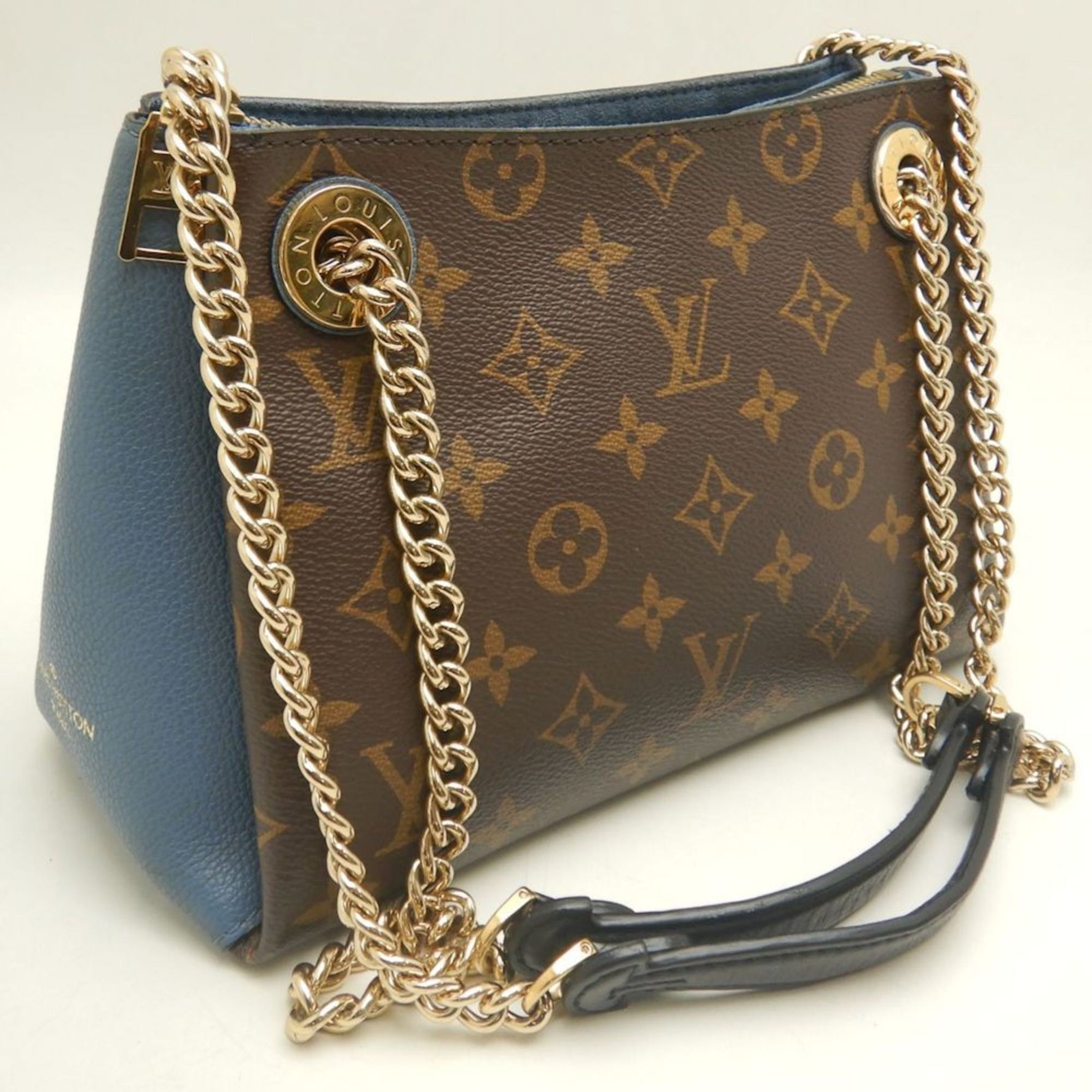Louis Vuitton Monogram Surenne BB Shoulder Bag Brown/Blue