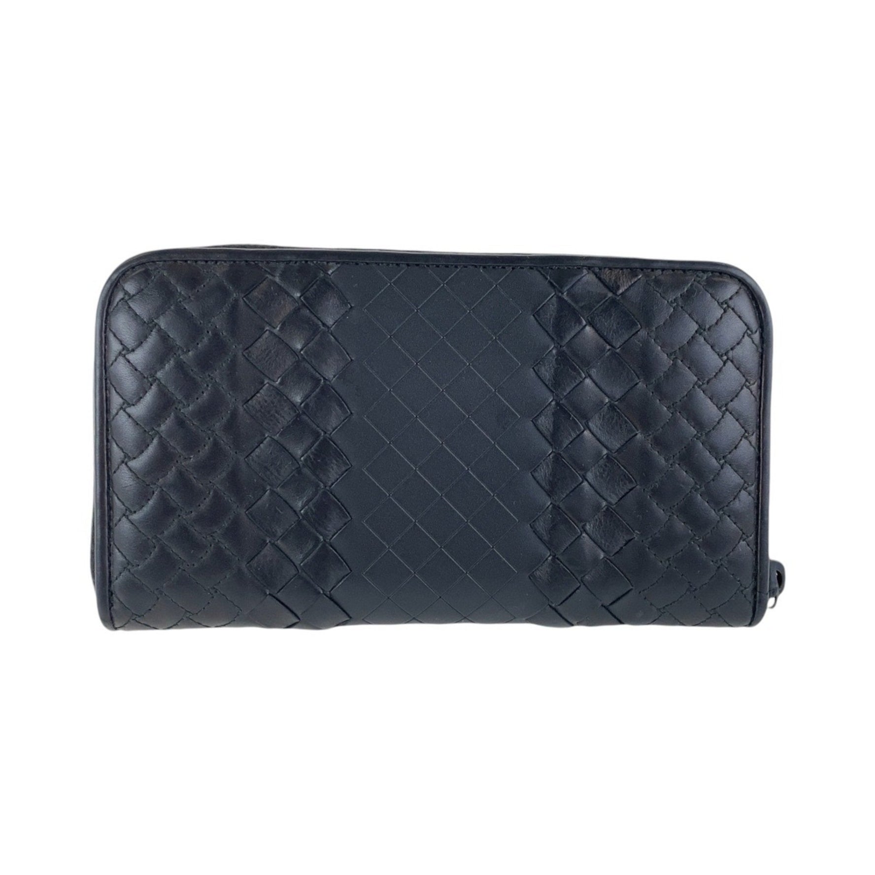 BOTTEGA VENETA Intrecciato Leather Long Wallet