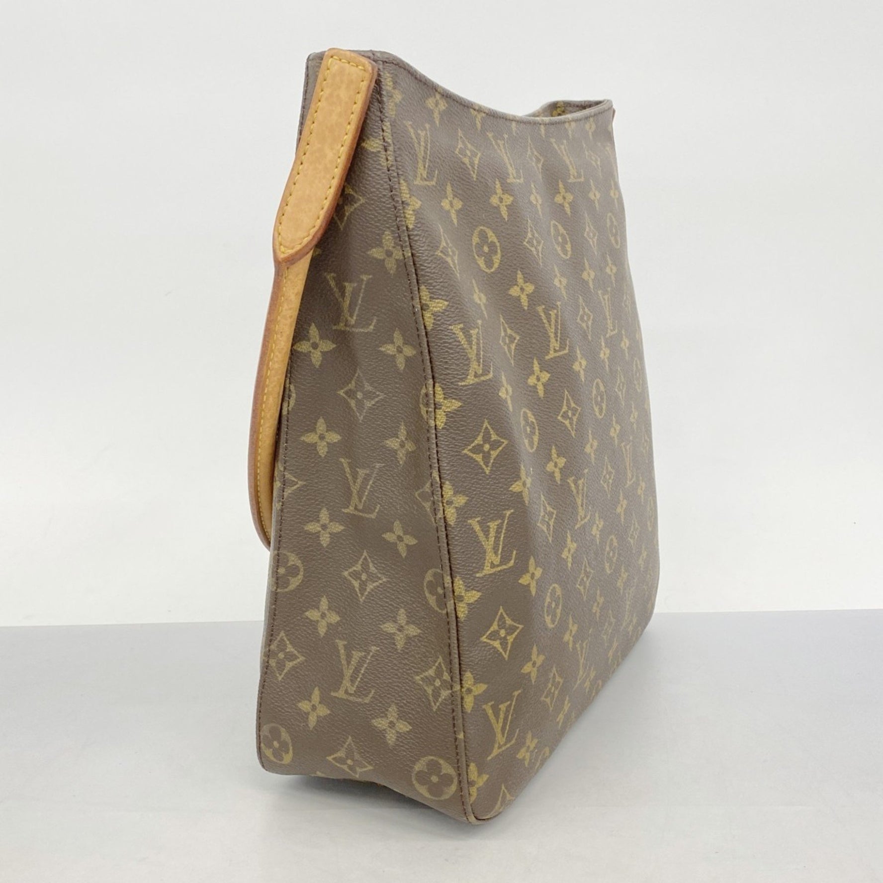 Louis Vuitton Monogram Looping GM Shoulder Bag M51145 Brown Women's