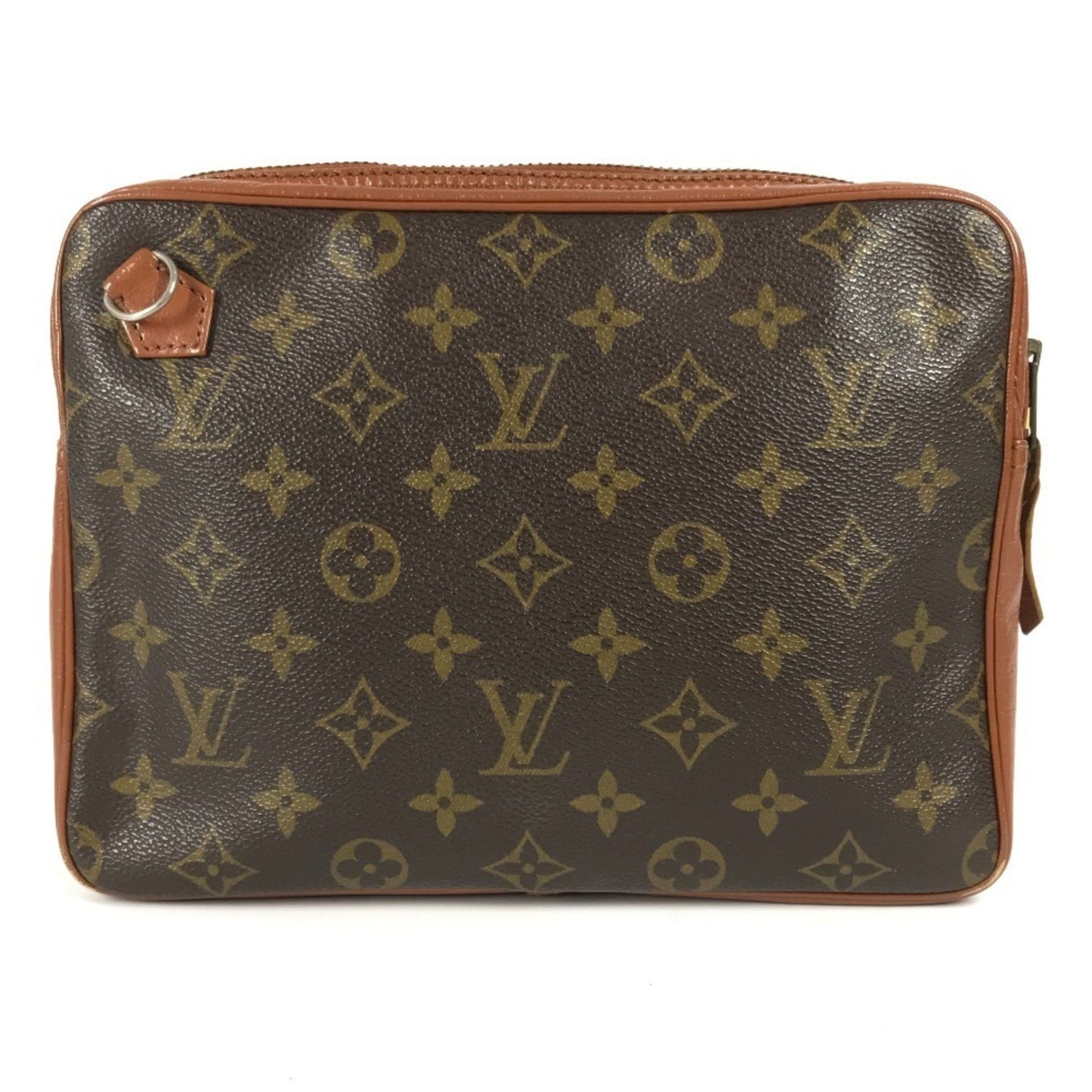 Louis Vuitton Monogram Vintage Saxpo Bag Pouch Clutch Second Canvas Men's