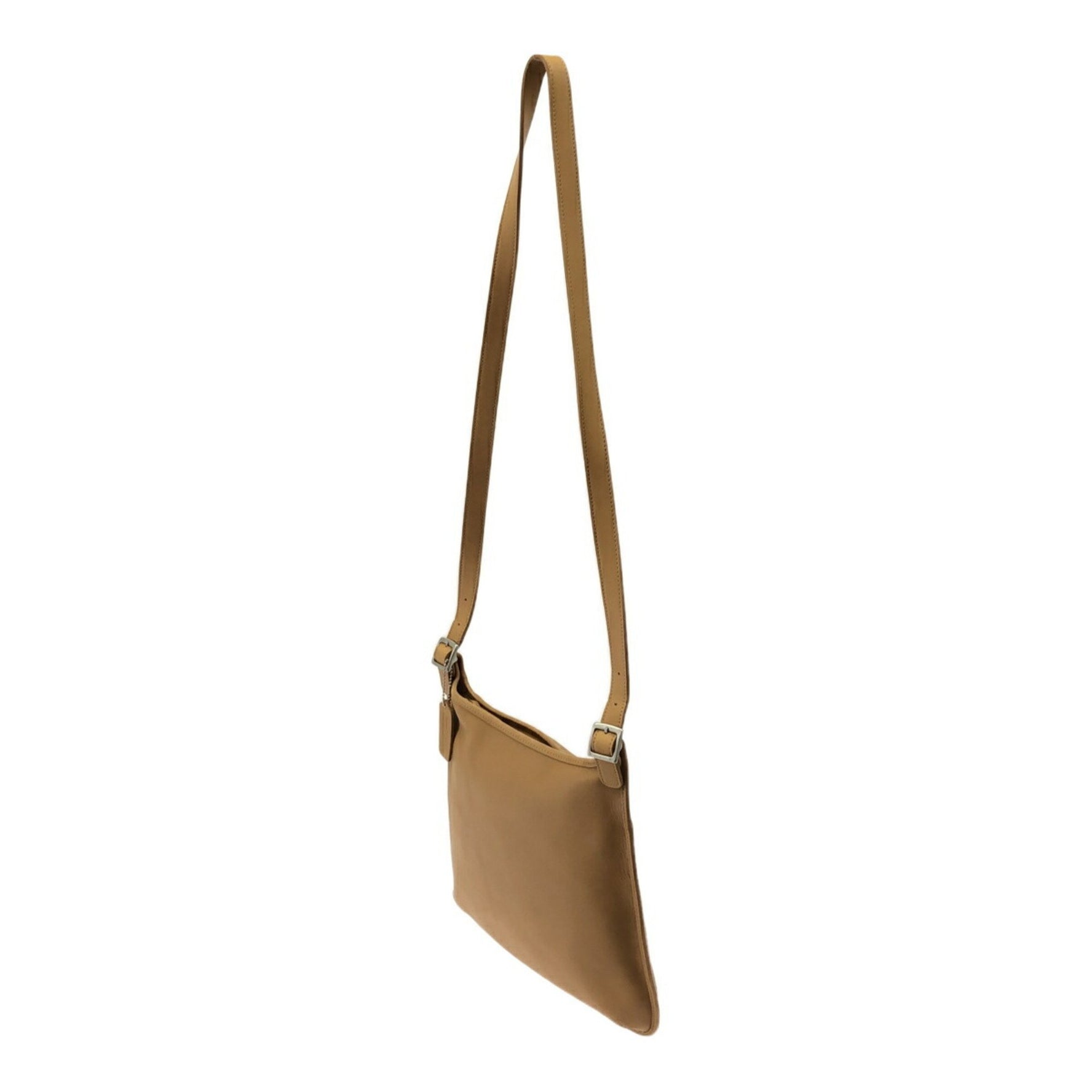COACH 9146 Leather Square Shoulder Bag, Mikunigaoka Store