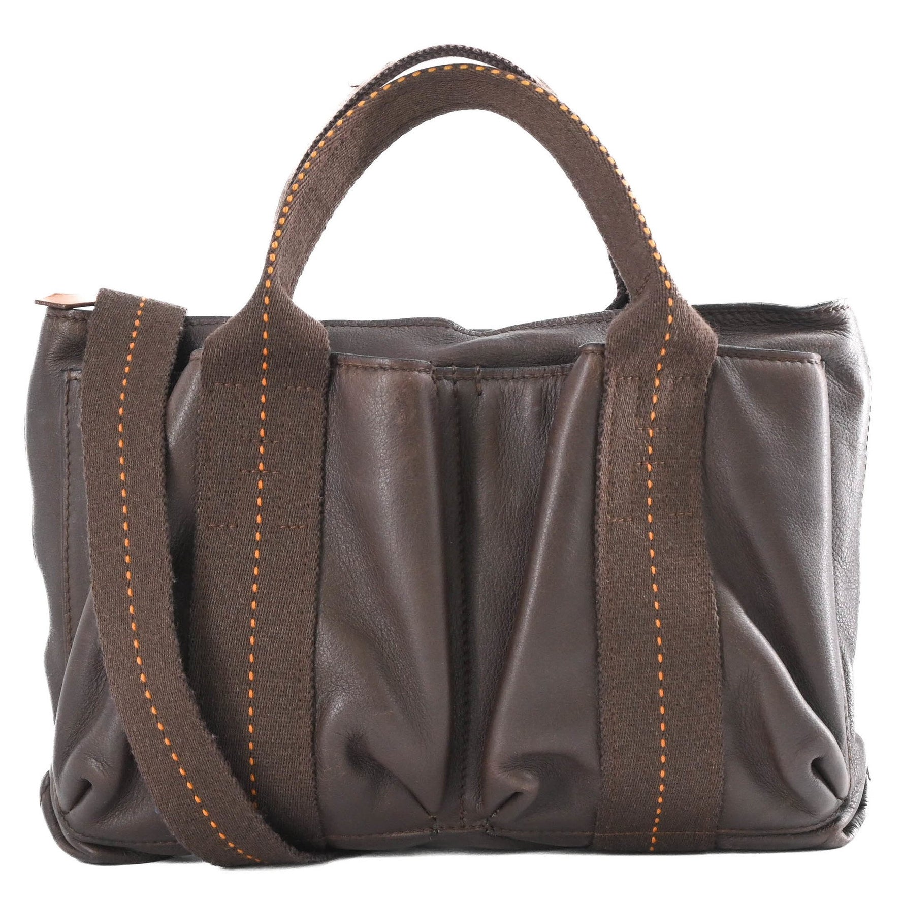 HERMES Caravan Horizontal PM Handbag/Shoulder Bag in Veau Derma Leather