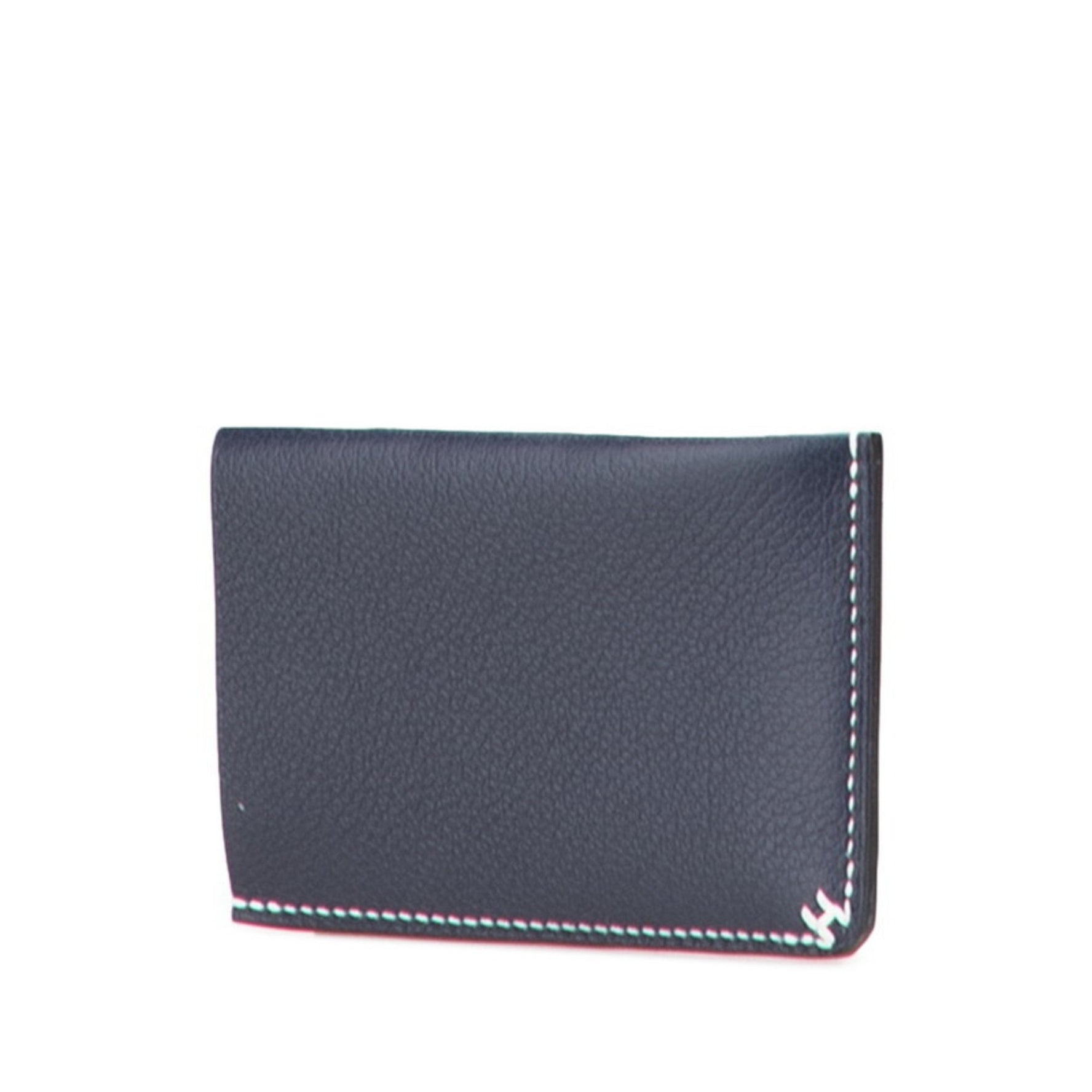 Hermès H Serie Card Case, Blue Nuit Navy, Evercolor, HERMES