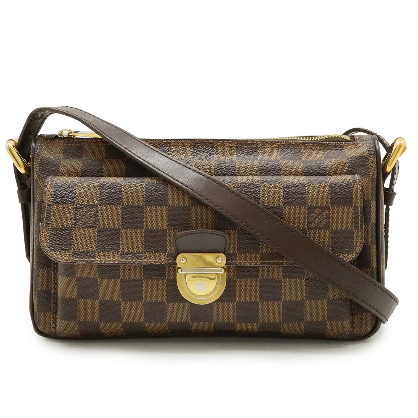 LOUIS VUITTON Damier Ravello GM Shoulder Bag with Long Strap